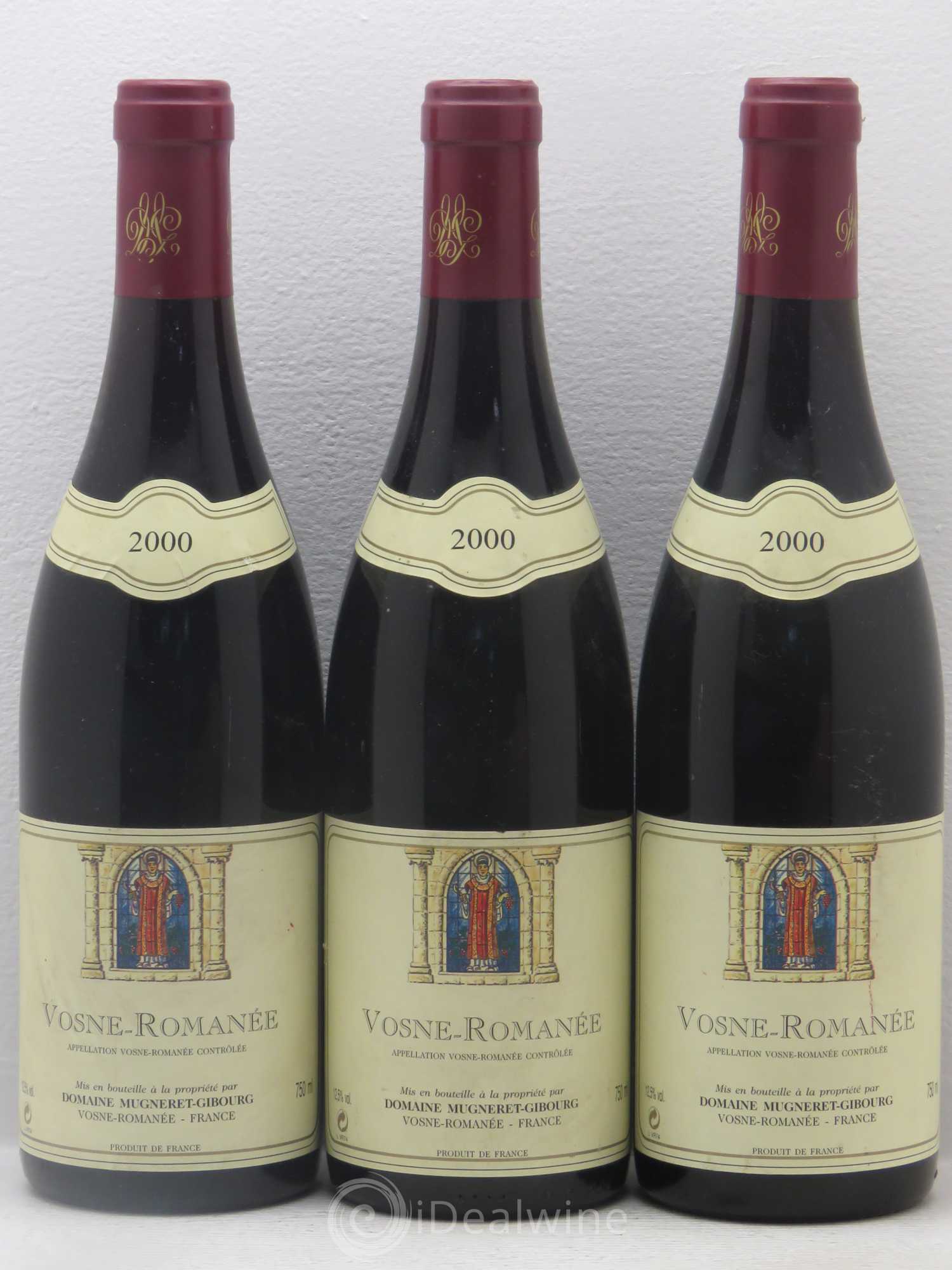 Vosne-Romanée Mugneret-Gibourg (Domaine) 2000 - Lot de 3 bouteilles - 0