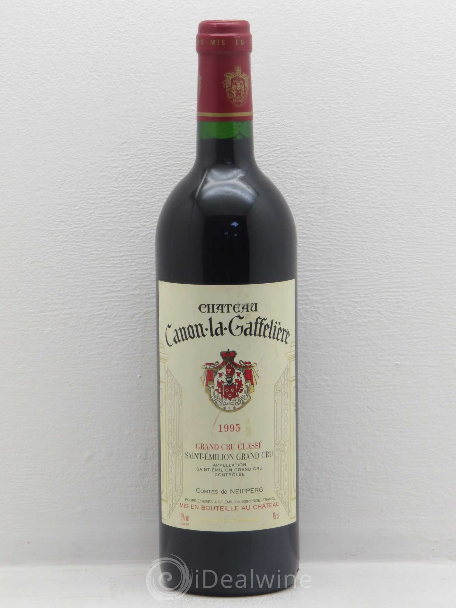 Château Canon la Gaffelière 1er Grand Cru Classé B 1995 - Lot de 1 bouteille - 0