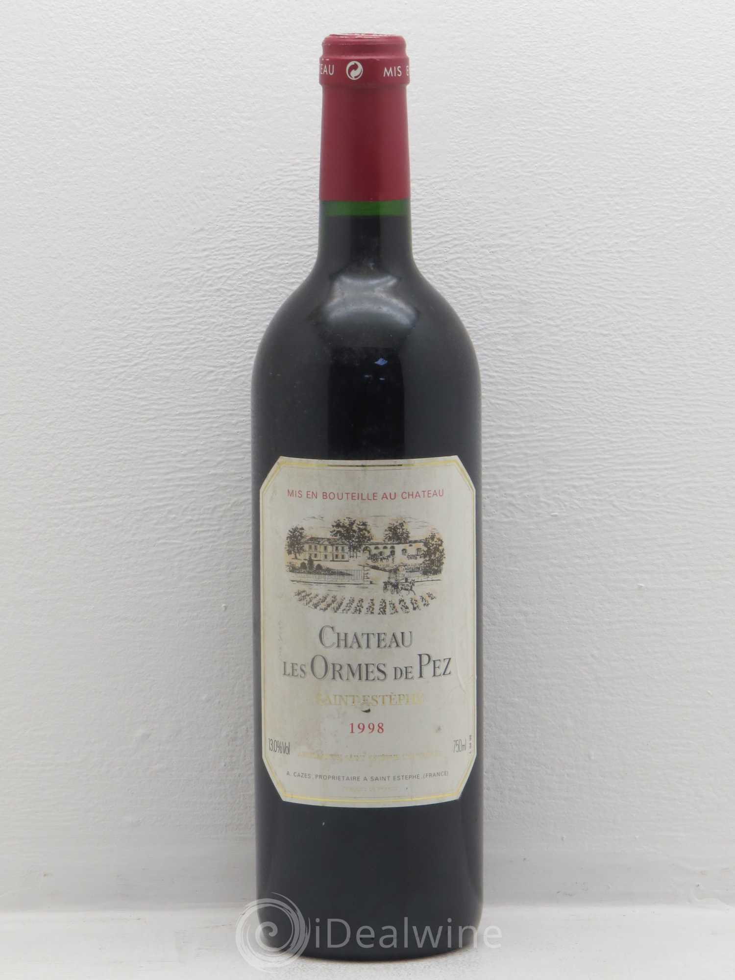 Château les Ormes de Pez 1998 - Lot de 1 bouteille - 0