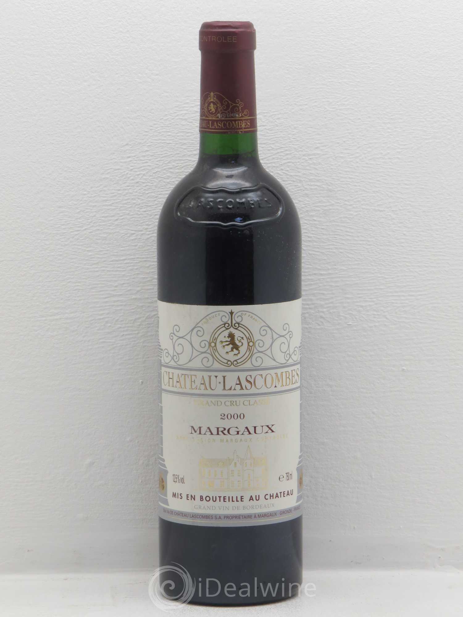 Château Lascombes 2ème Grand Cru Classé 2000 - Lot de 1 bouteille - 0