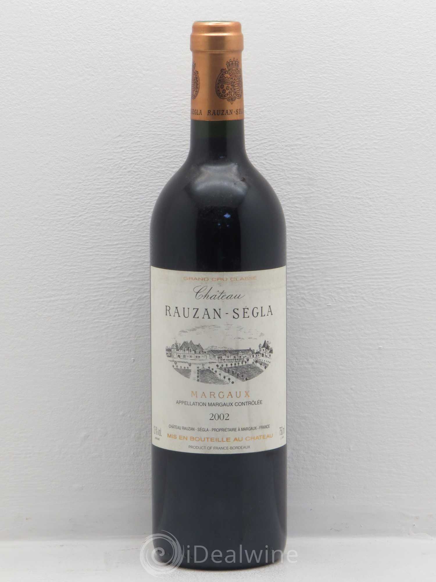 Château Rauzan Ségla Grand Cru Classé 2002 - Lot de 1 bouteille - 0