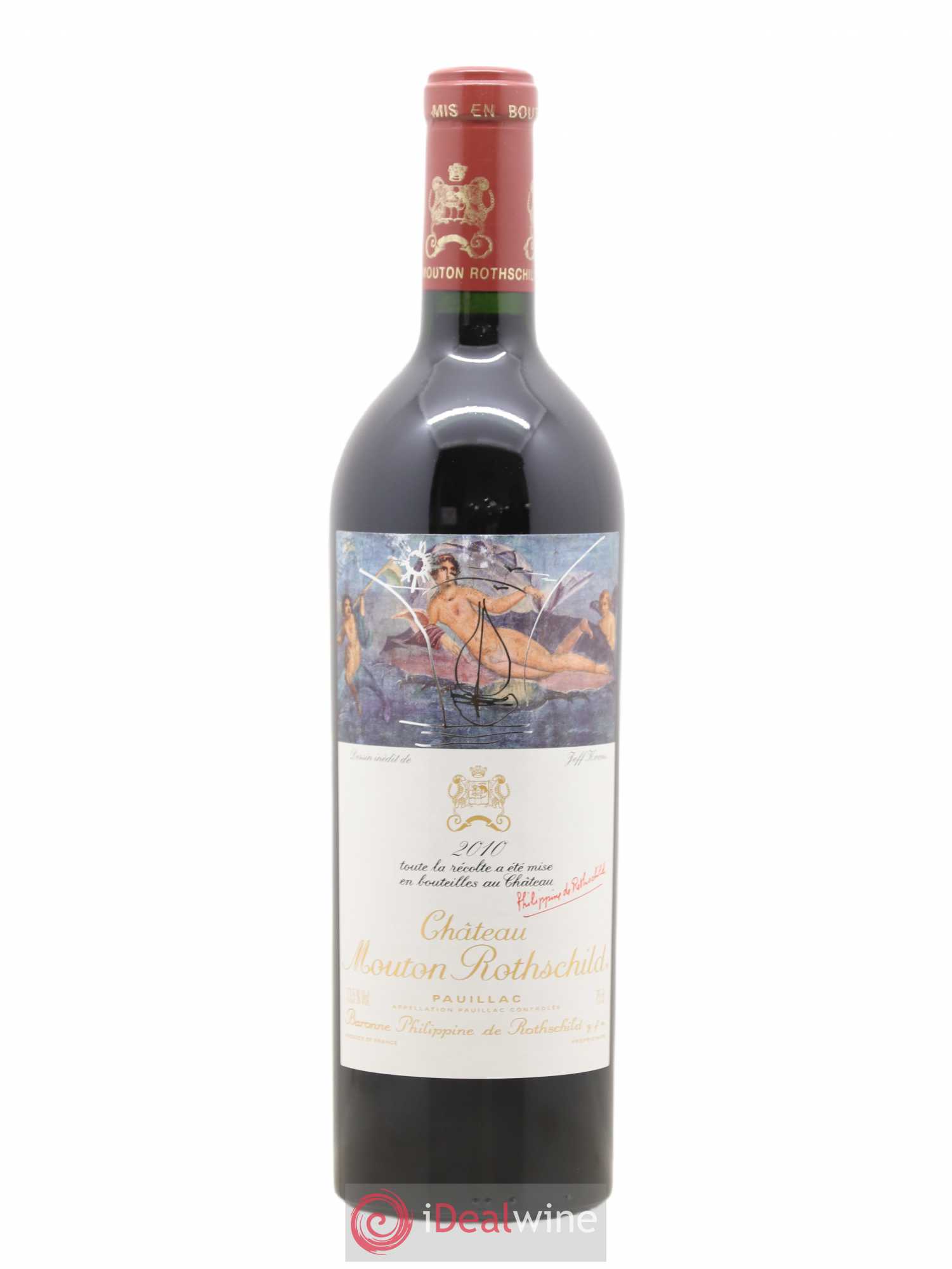 Château Mouton Rothschild 1er Grand Cru Classé 2010 - Lot de 1 bouteille - 0