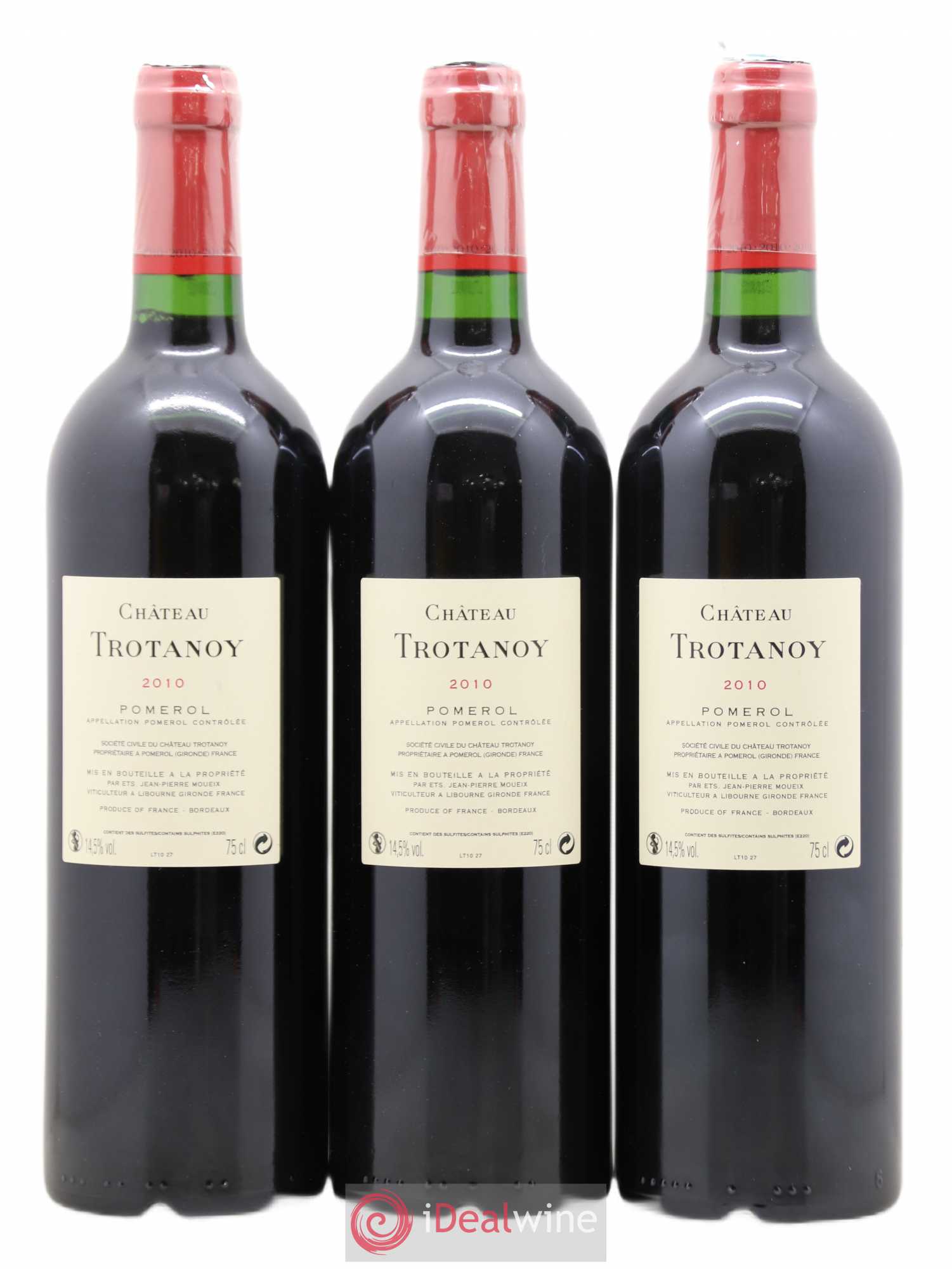 Château Trotanoy 2010 - Lot of 6 bottles - 4