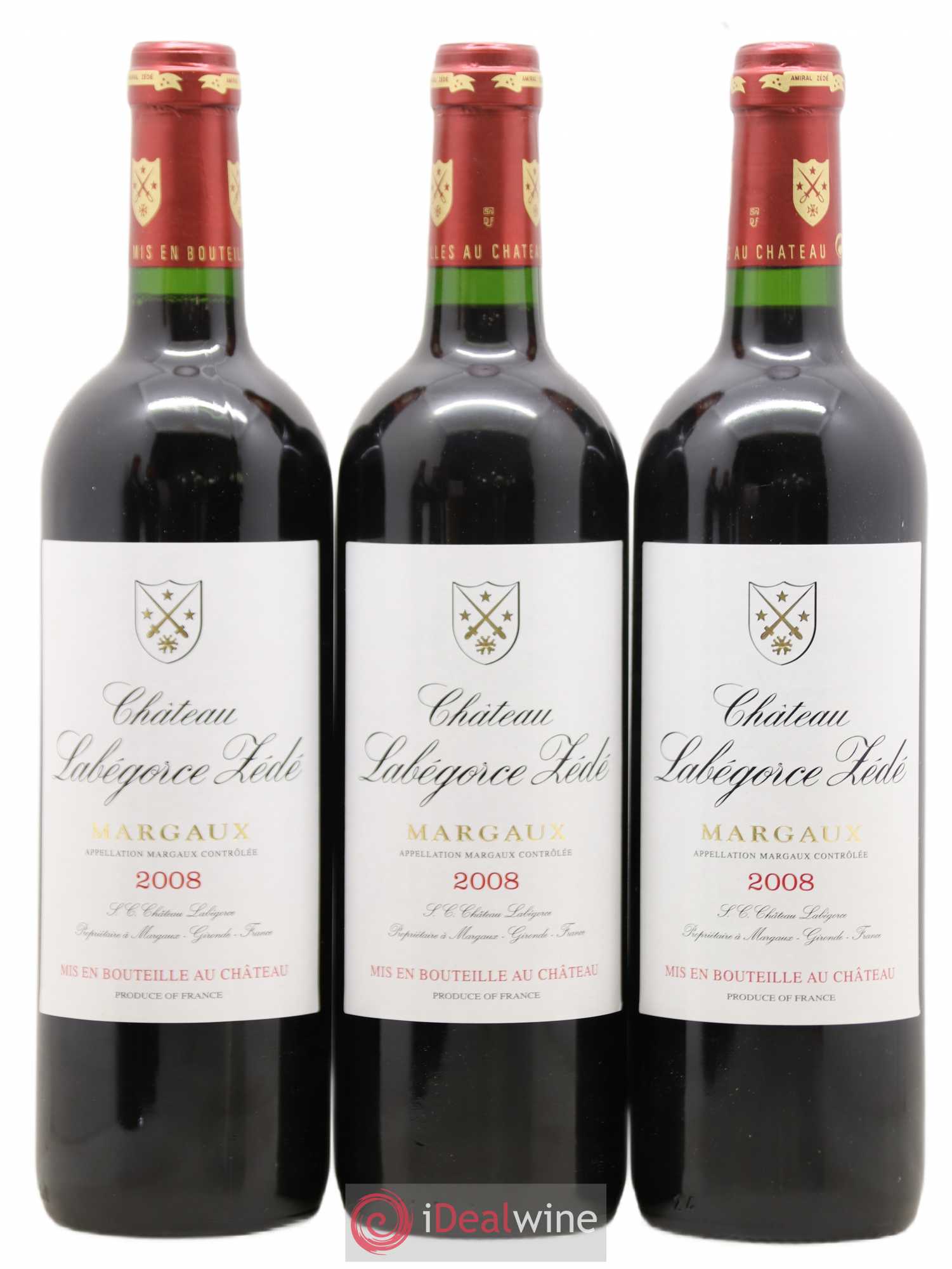 Château Labegorce Zédé Cru Bourgeois 2008 - Lot de 6 bouteilles - 1