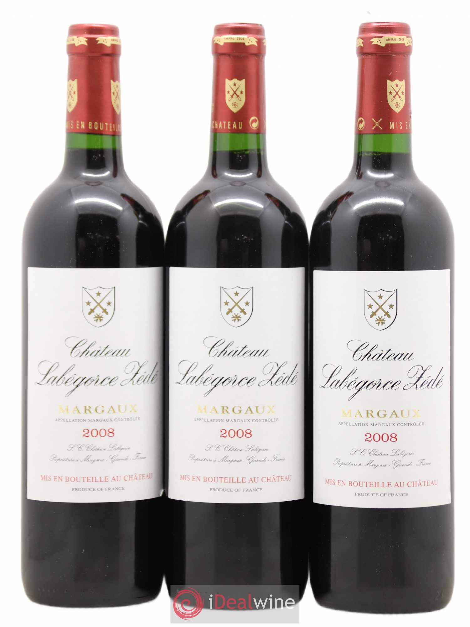 Château Labegorce Zédé Cru Bourgeois 2008 - Lot de 6 bouteilles - 2