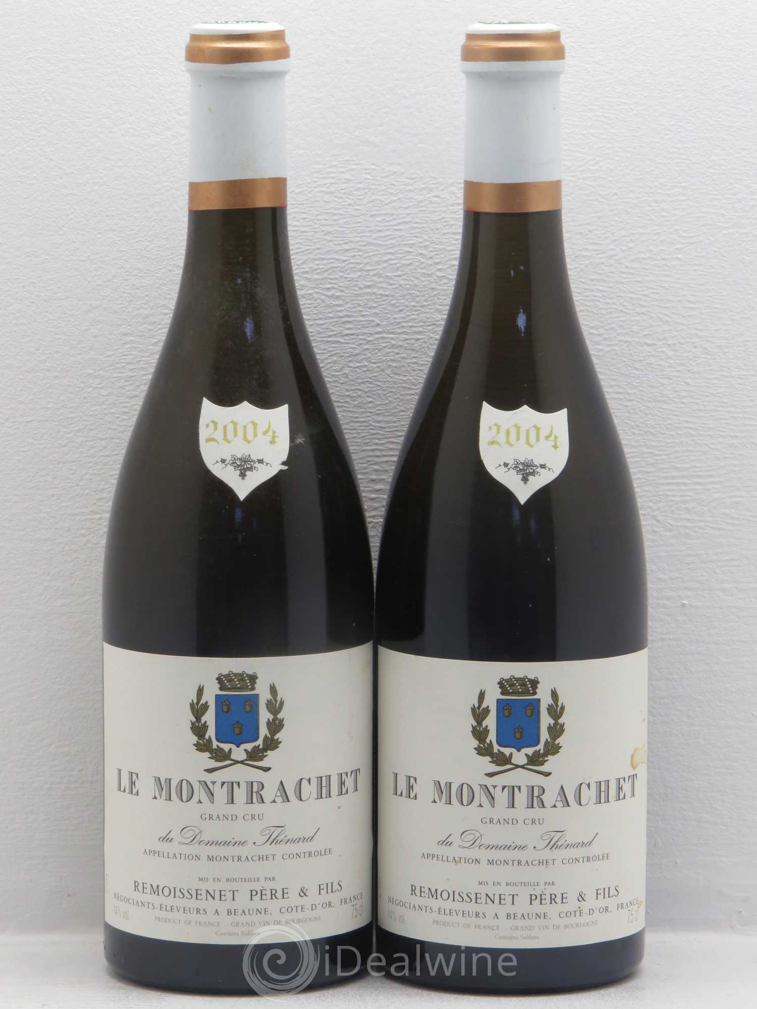 Montrachet Grand Cru Domaine Remoissenet 2004 - Lot de 2 bouteilles - 0