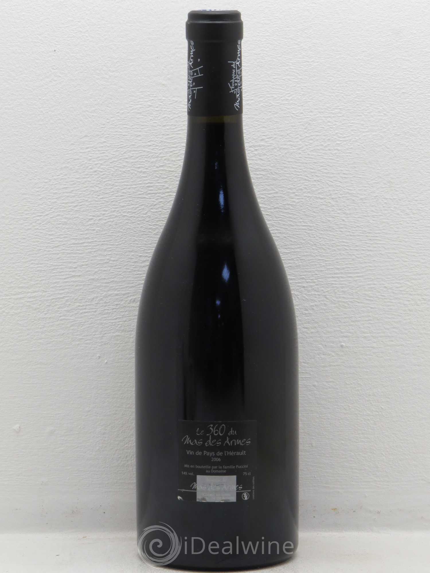 Pays d'Hérault 360 Domaine du Mas des Armes 2006 - Posten von 1 Flasche - 1