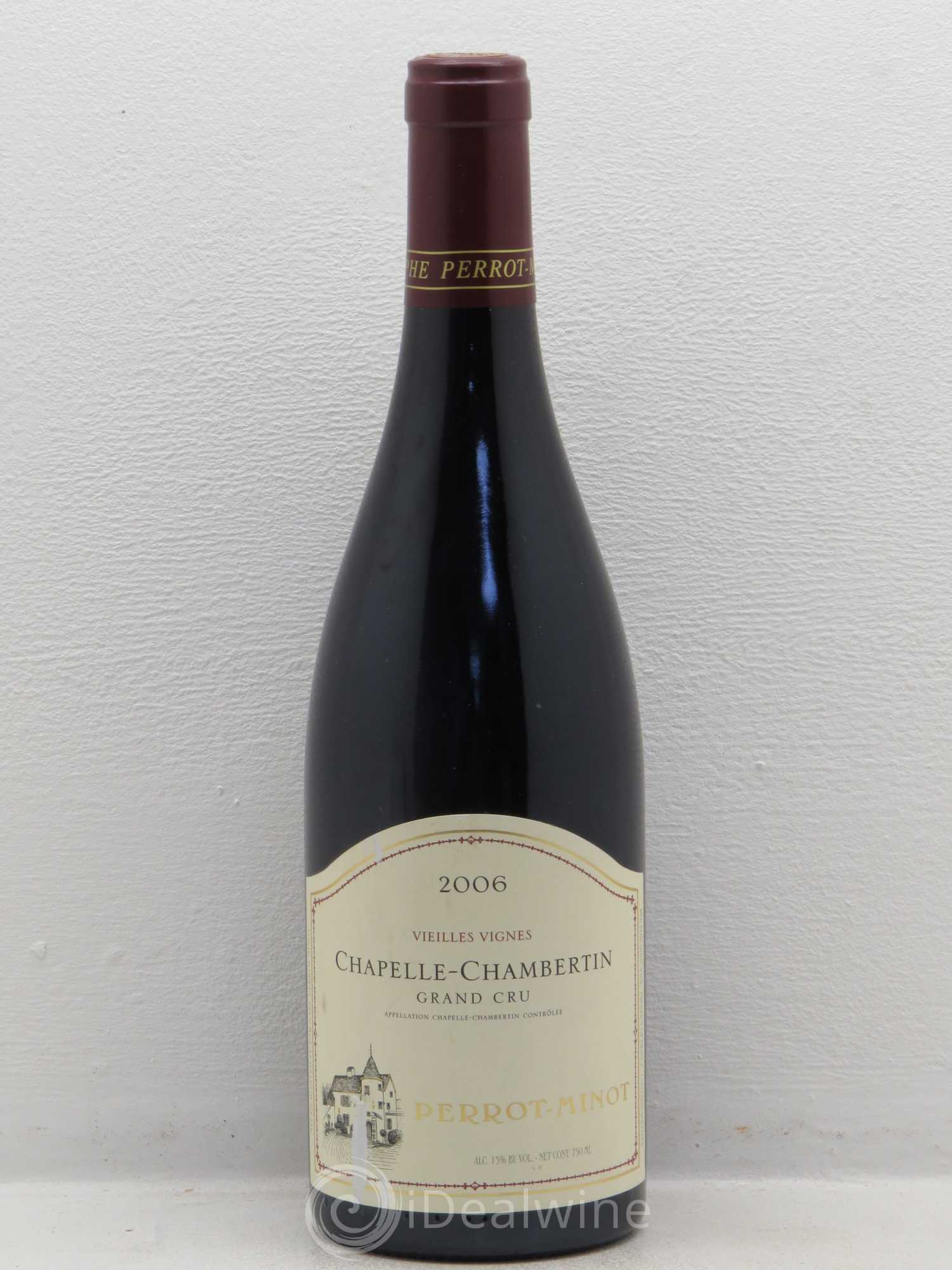 Chapelle-Chambertin Grand Cru Vieilles vignes Perrot-Minot Vielles Vignes 2006 - Lot de 1 bouteille - 0