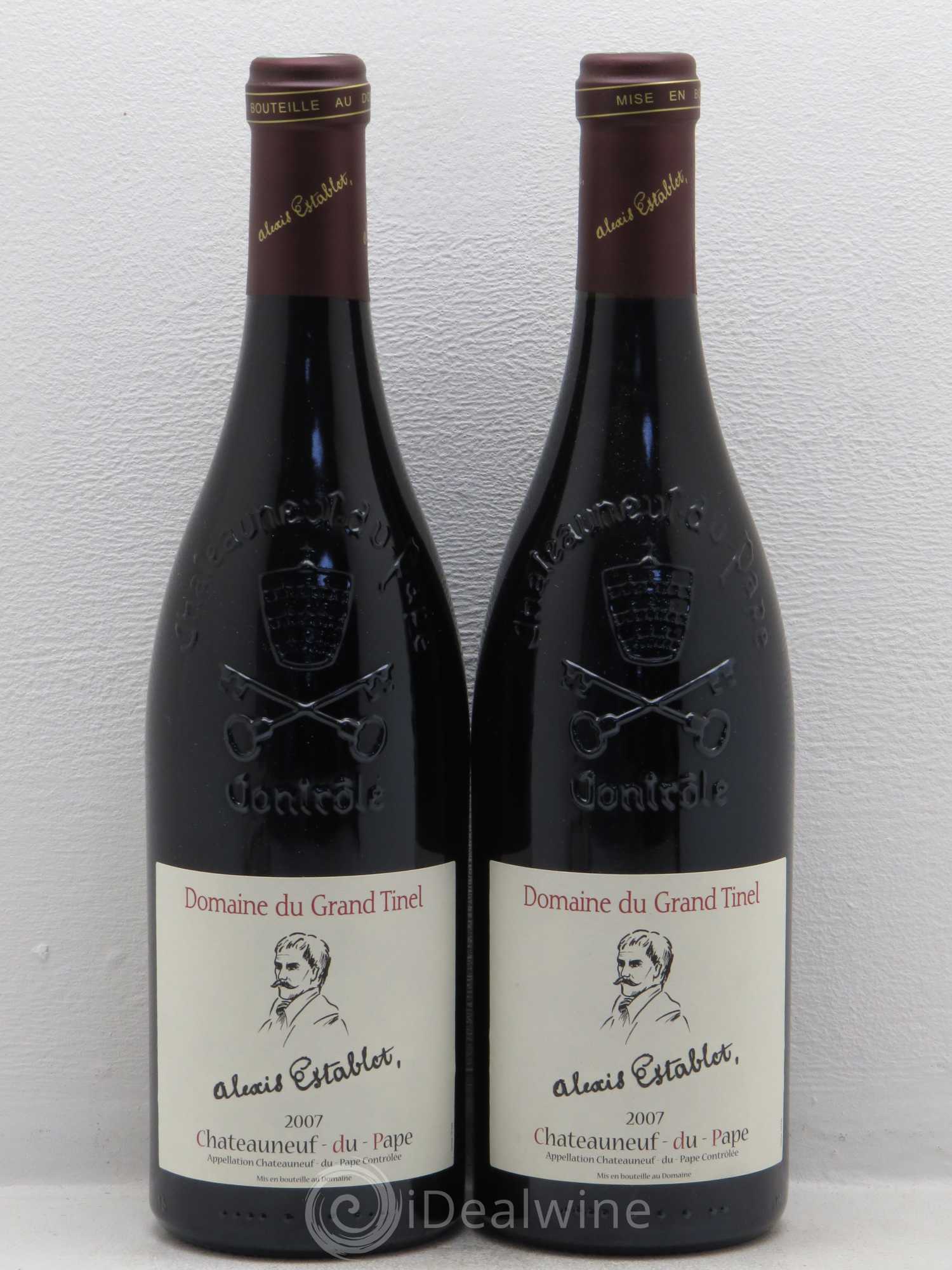 Châteauneuf-du-Pape Alexis Establet Domaine Grand Tinel 2007 - Lot of 2 bottles - 0