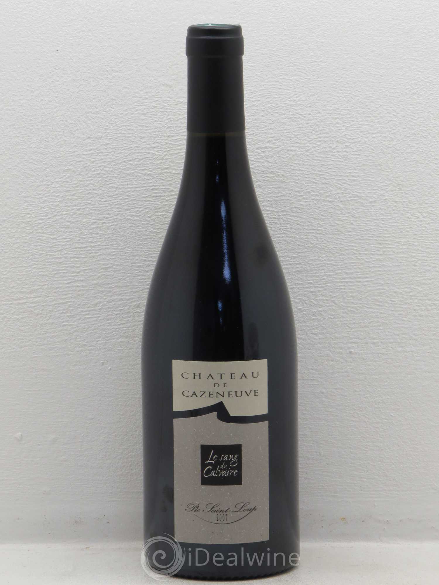 Coteaux du Languedoc Cuvée Le Sang du Calvaire Domaine Cazeneuve Pic Saint Loup 2007 - Posten von 1 Flasche - 0