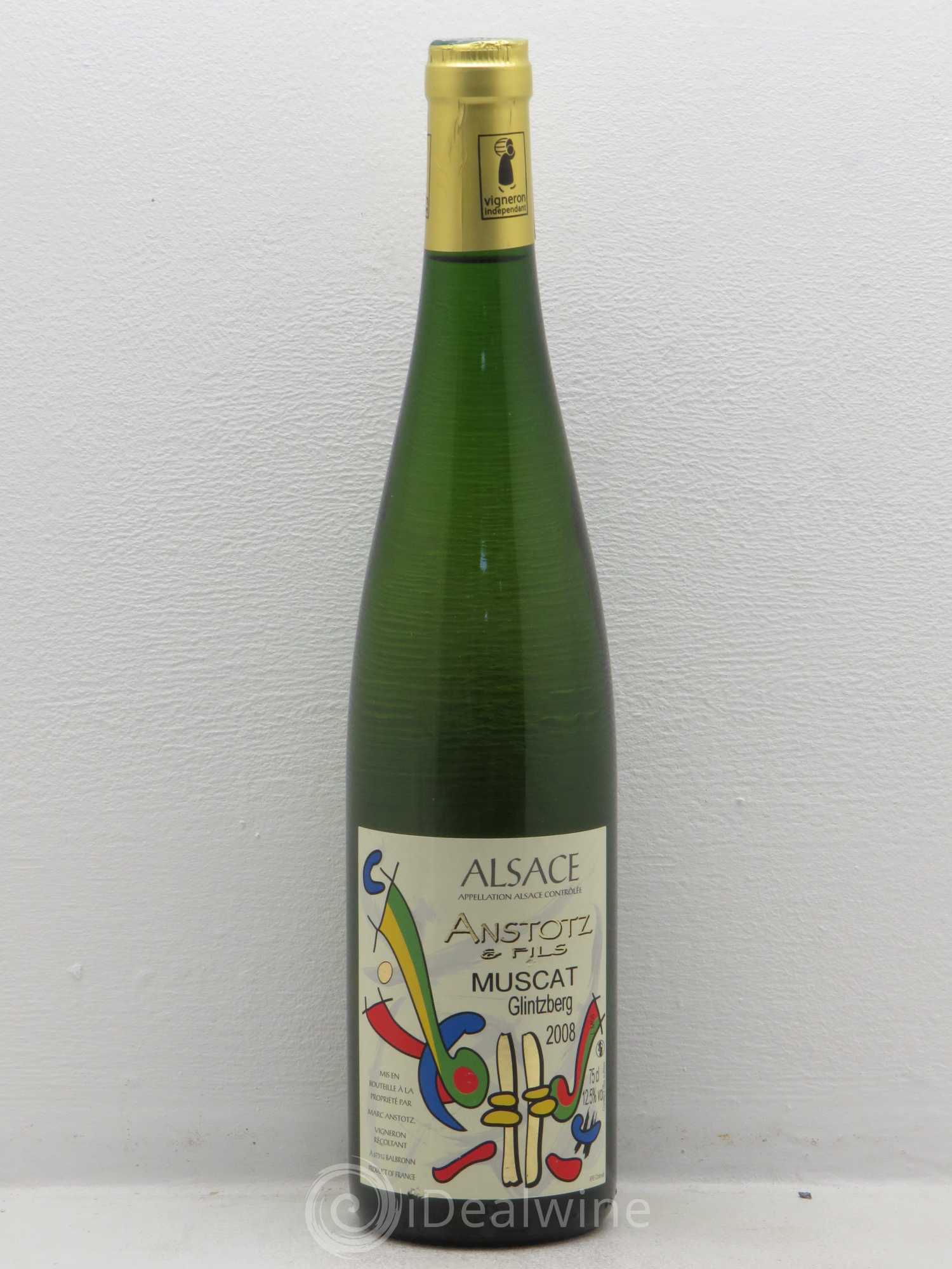 Muscat Glintzberg Domaine Anstotz&Fils 2008 - Posten von 1 Flasche - 0