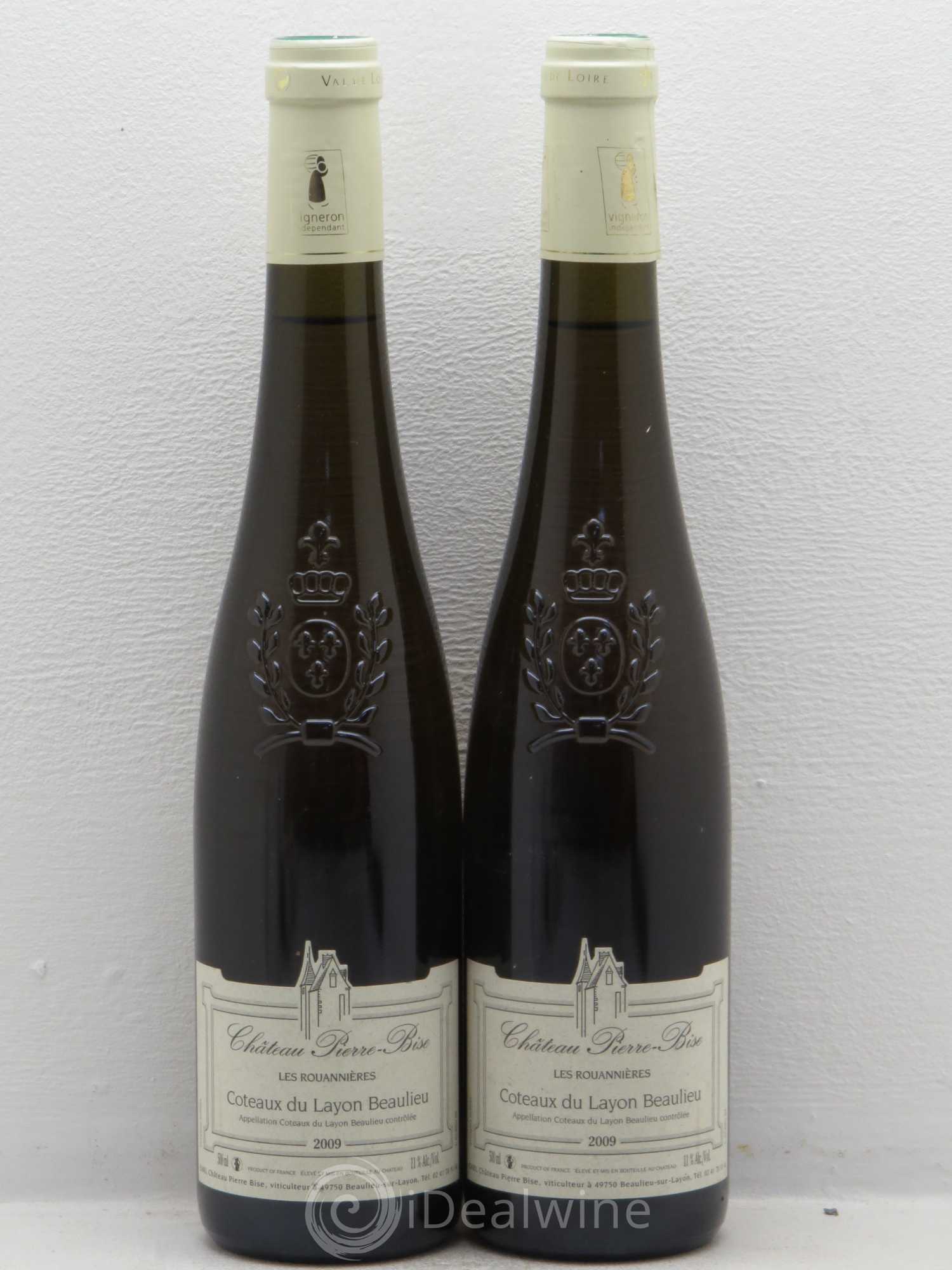 Coteaux du Layon Beaulieu Les Rouannières Château Pierre Bise 50cl 2009 - Lotto di 2 bottiglie - 0