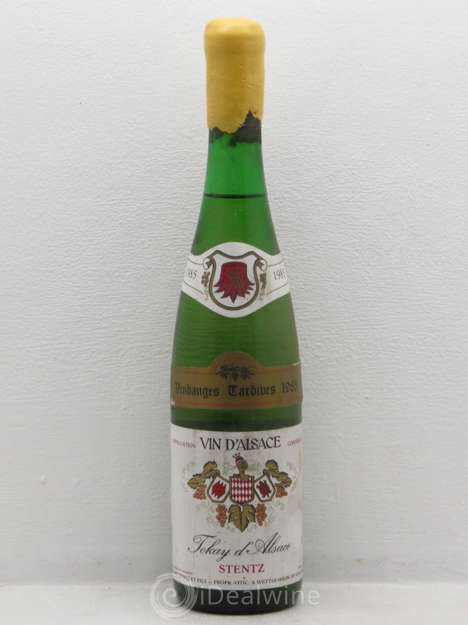 Pinot Gris (Tokay) Vendanges Tardives Stentz 1985 - Lotto di 1 bottiglia - 0