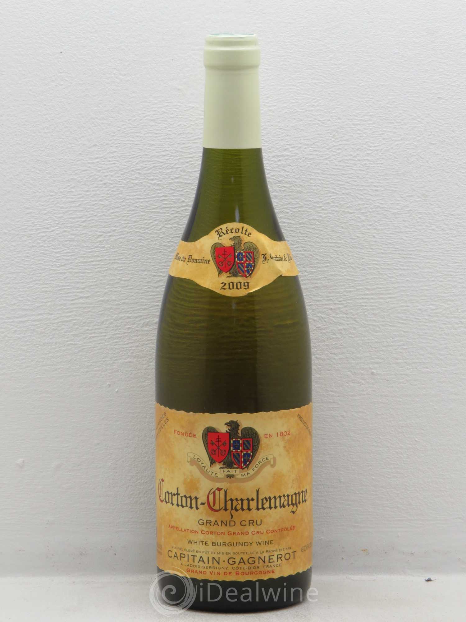 Corton-Charlemagne Grand Cru Capitain Gagnerot 2009 - Lot de 1 bouteille - 0