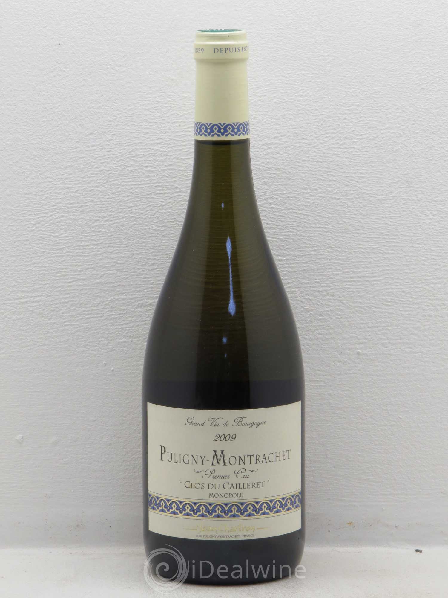 Puligny-Montrachet 1er Cru Clos du cailleret Jean Chartron (Domaine) 2009 - Lot de 1 bouteille - 0