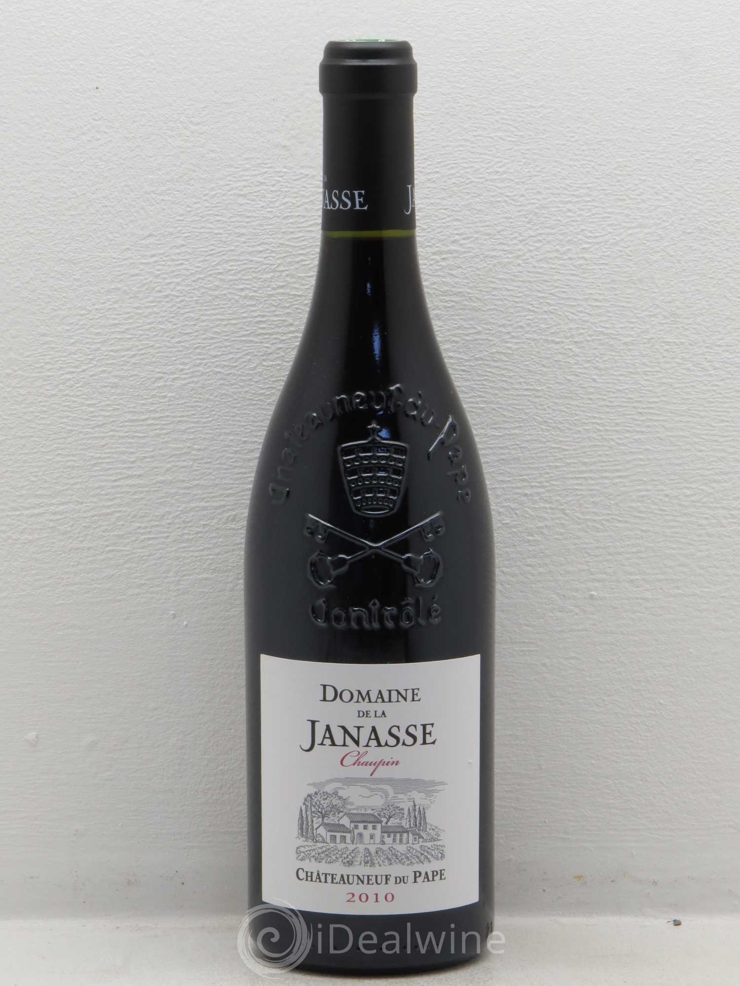 Châteauneuf-du-Pape Cuvée Chaupin La Janasse (Domaine de) 2010 - Lot de 1 bouteille - 0