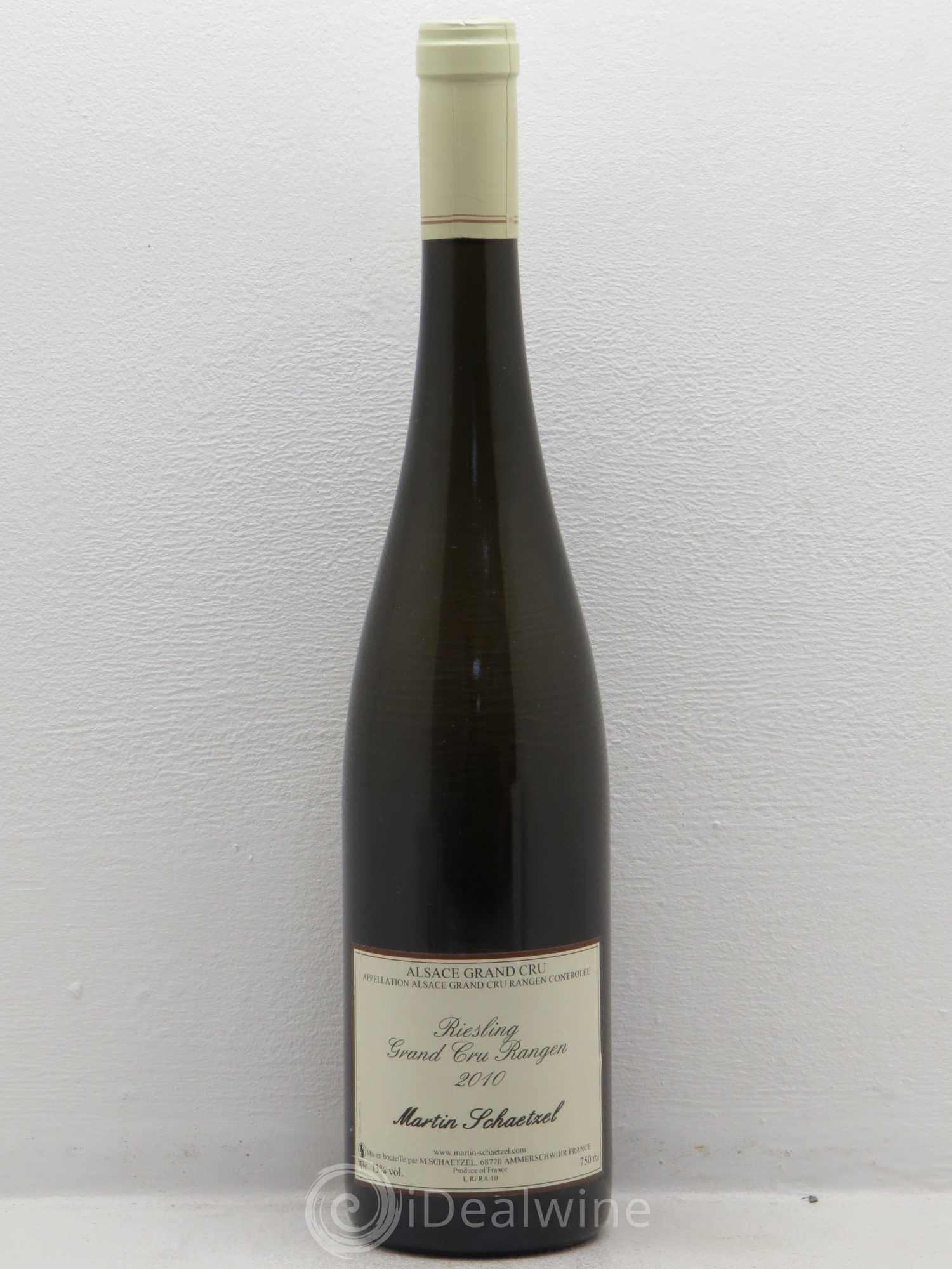 Riesling Grand Cru Rangen Domaine Martin Schaetzel 2010 - Posten von 1 Flasche - 0