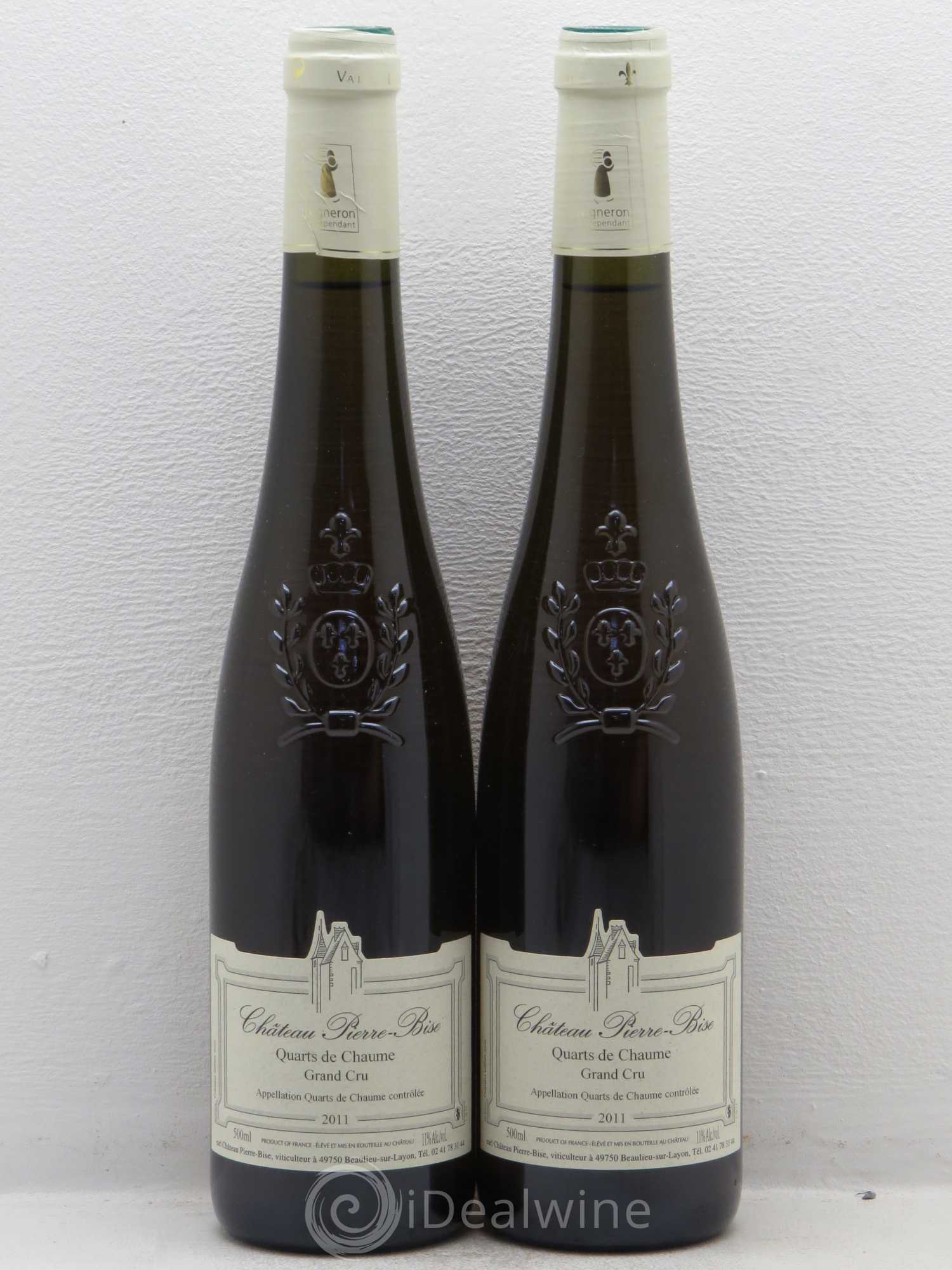 Quarts de Chaume Château Pierre-Bise (50cl) 2011 - Lotto di 2 bottiglie - 0