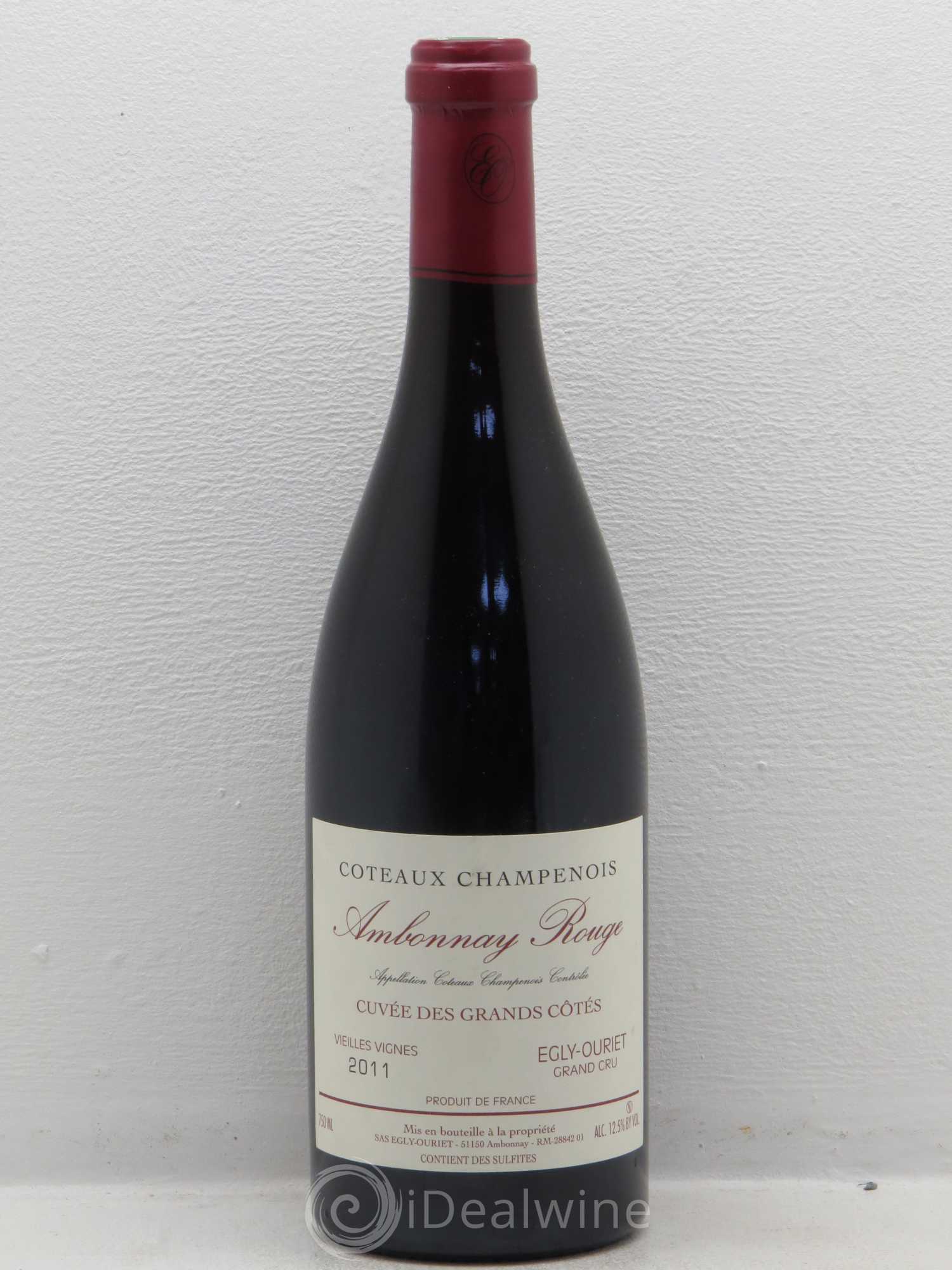 Ambonnay Cuvée des Grands Côtés VV Grand Cru Egly-Ouriet Coteaux Champenois 2011 - Lotto di 1 bottiglia - 0
