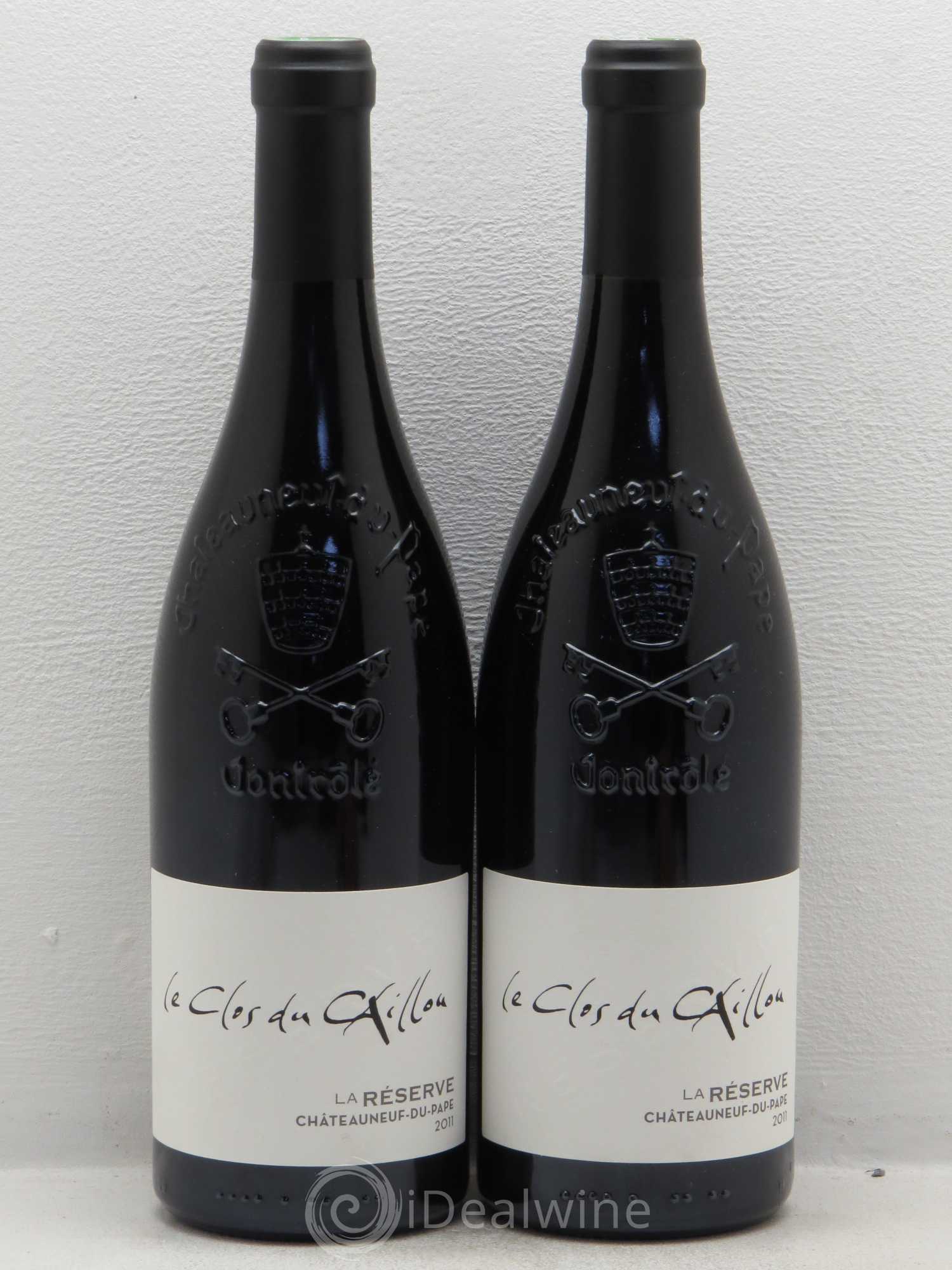 Châteauneuf-du-Pape Domaine Le Clos du Caillou Réserve Sylvie Vacheron 2011 - Lot de 2 bouteilles - 0