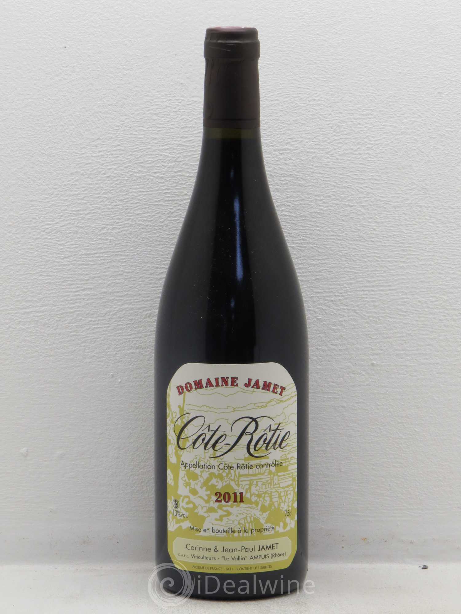Côte-Rôtie Jamet (Domaine) 2011 - Lot de 1 bouteille - 0