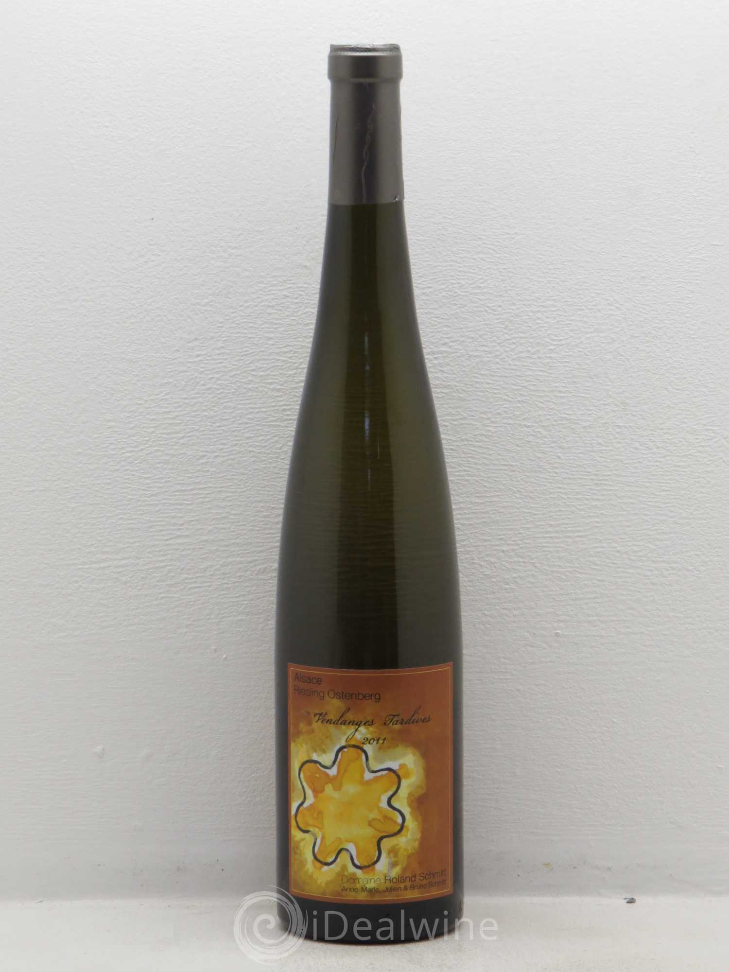 Riesling Ostenberg Vendanges Tardives Domaine Roland Schmitt 2011 - Lotto di 1 bottiglia - 0