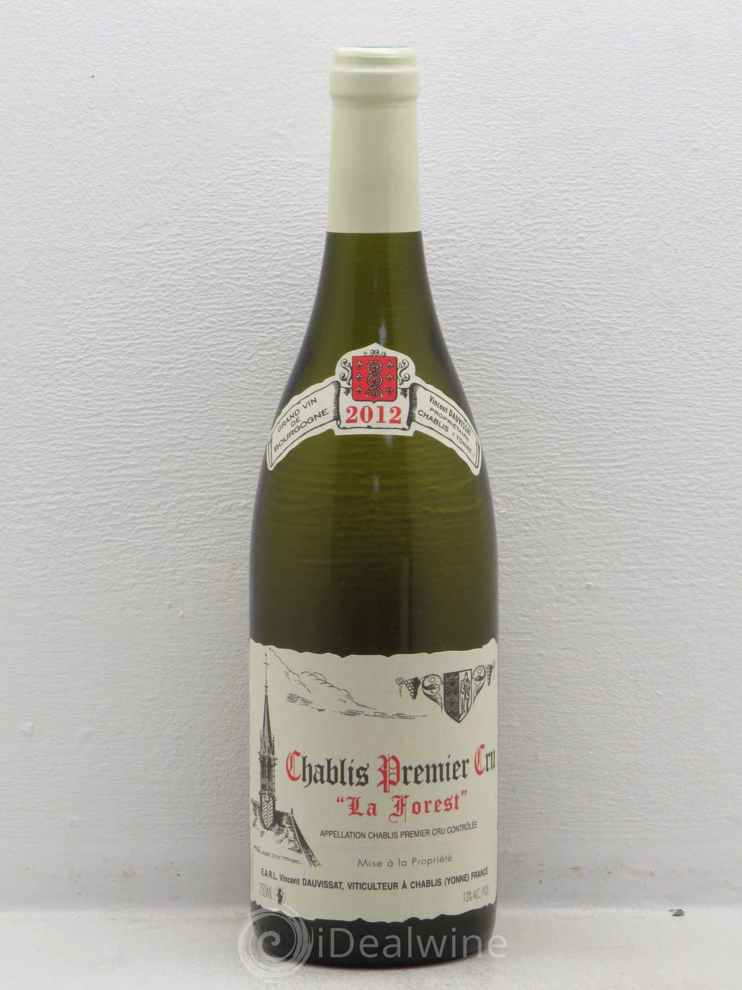Chablis 1er Cru La Forest Vincent Dauvissat (Domaine) 2012 - Lot de 1 bouteille - 0