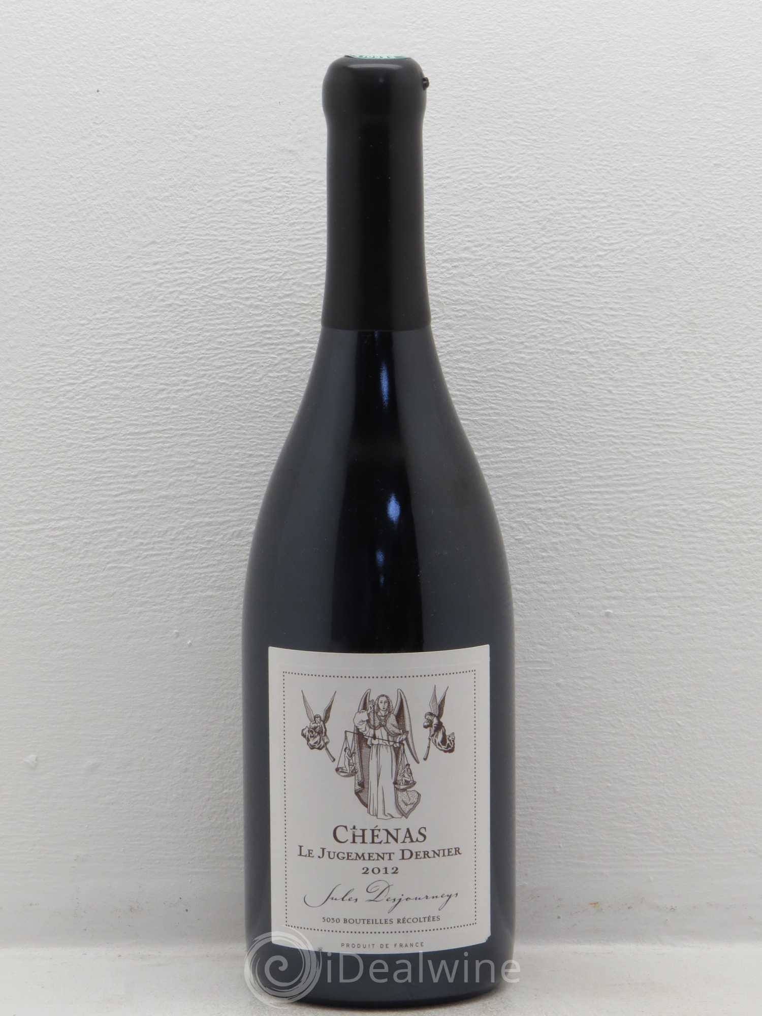 Chénas Le Jugement Dernier - Jules Desjourney 2012 - Posten von 1 Flasche - 0