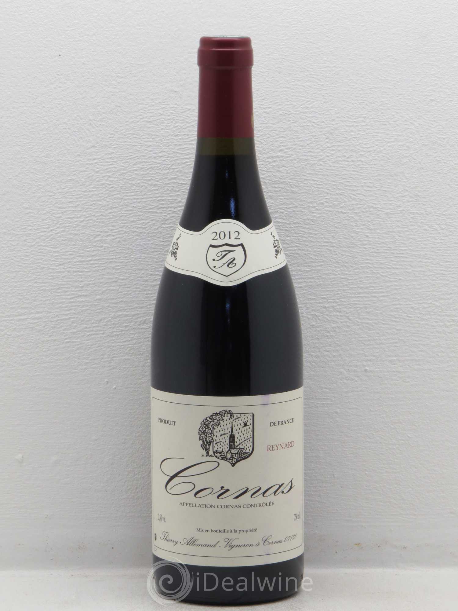 Cornas Reynard Thierry Allemand 2012 - Lot de 1 bouteille - 0