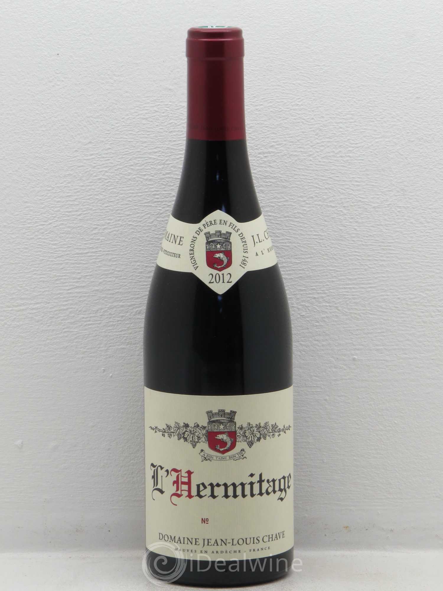 Hermitage Jean-Louis Chave 2012 - Lot de 1 bouteille - 0