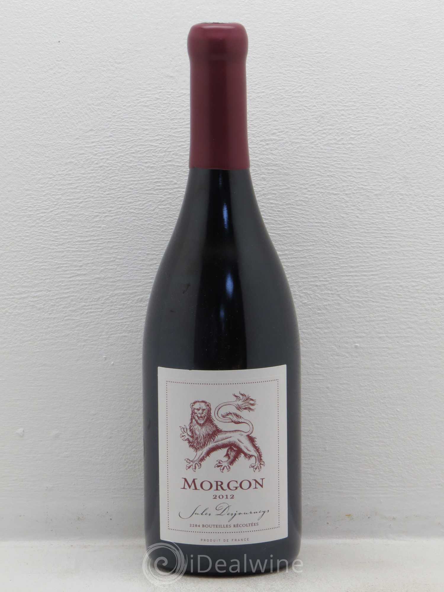 Morgon Jules Desjourneys 2012 - Lot de 1 bouteille - 0