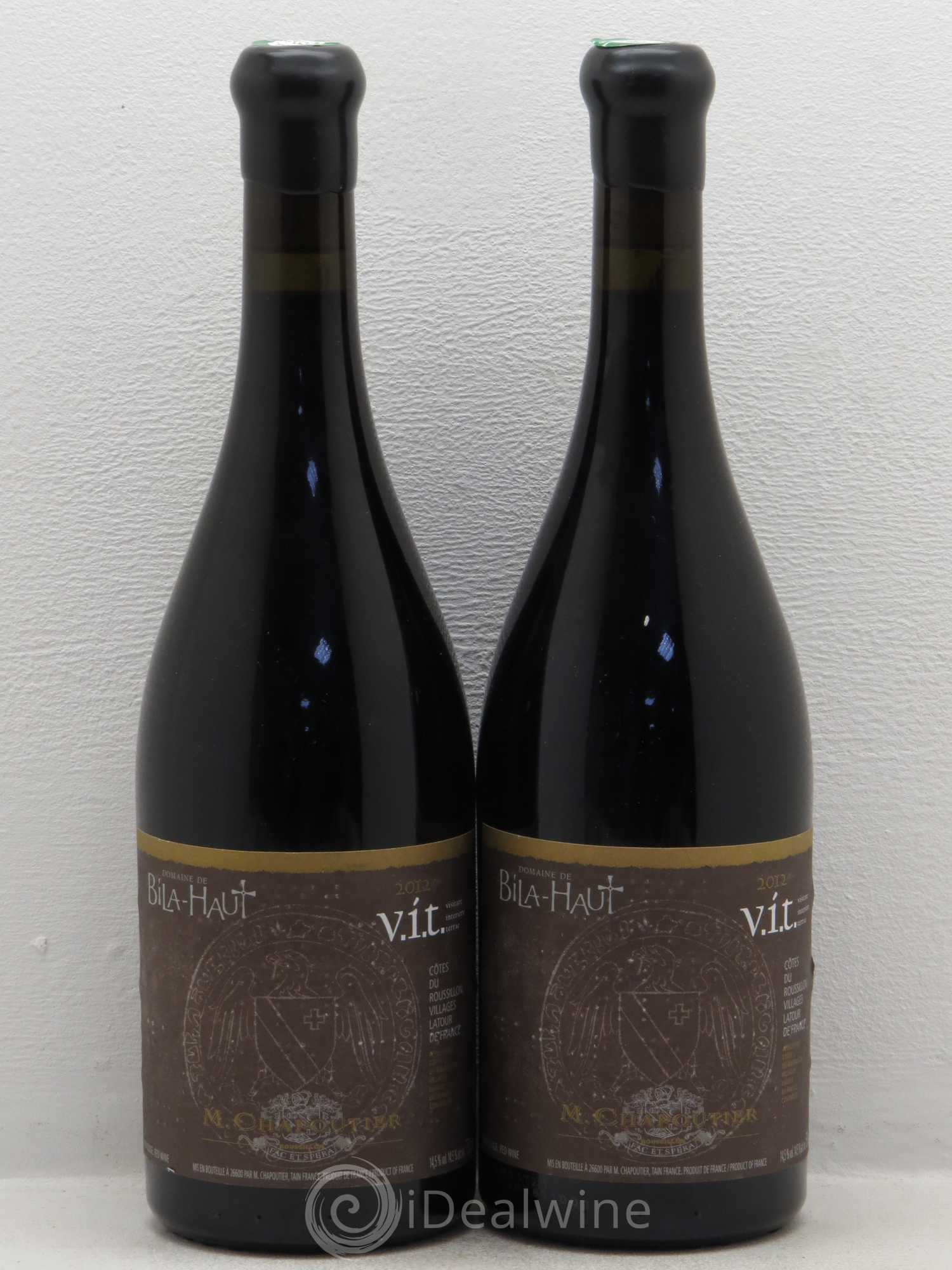 Côtes du Roussillon VIT Domaine Bila Haut Chapoutier 2012 - Posten von 2 Flaschen - 0