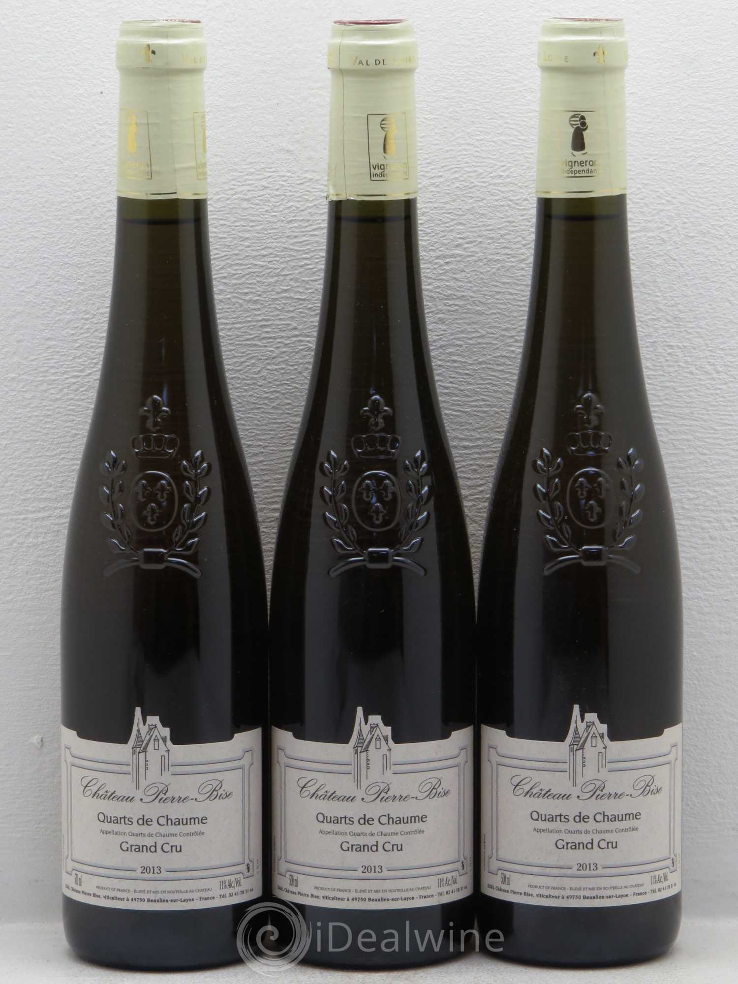 Quarts de Chaume Château Pierre-Bise (50cl) 2013 - Lotto di 3 bottiglie - 0