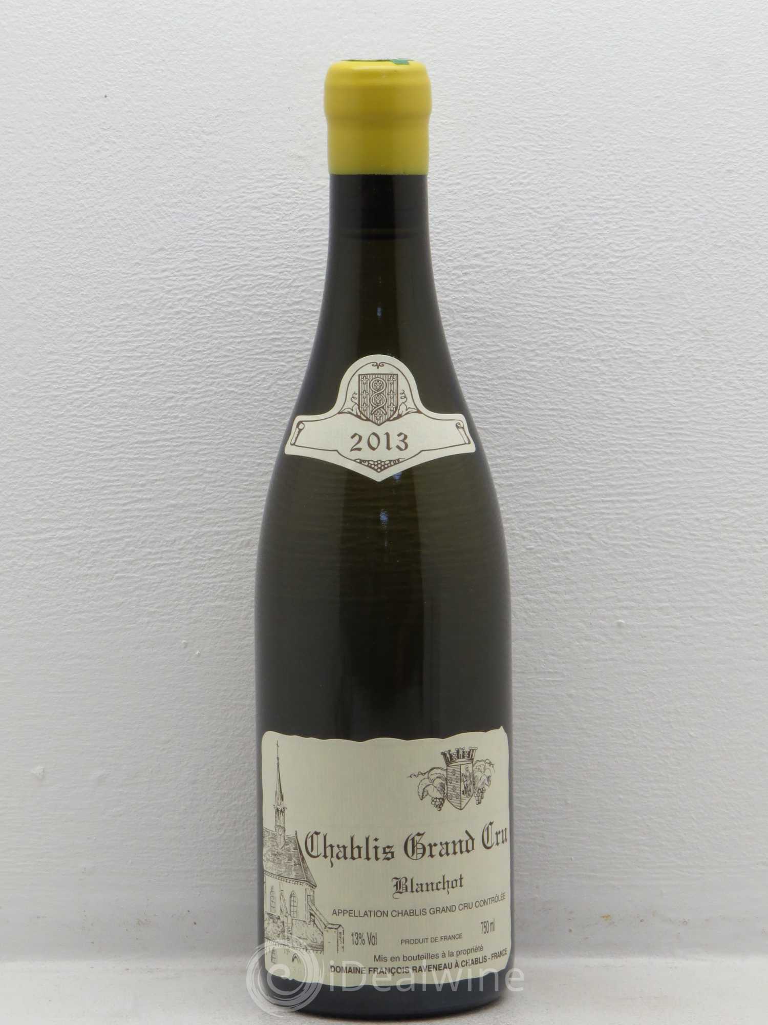 Chablis Grand Cru Blanchot Raveneau (Domaine) 2013 - Lot de 1 bouteille - 0