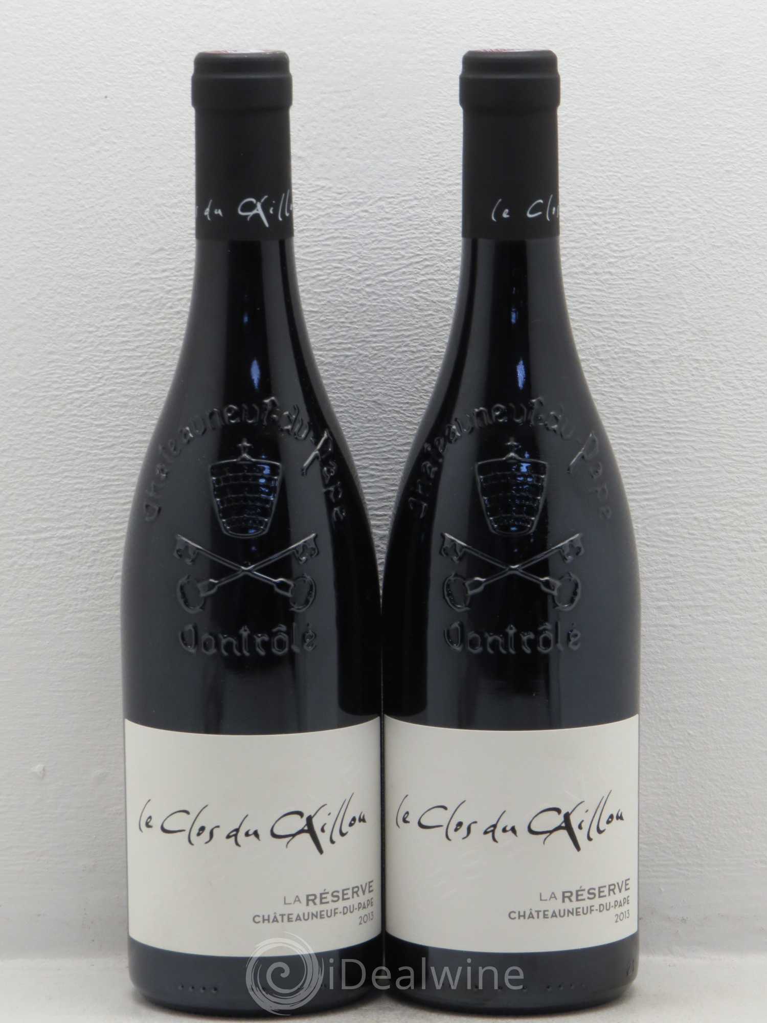 Châteauneuf-du-Pape Domaine Le Clos du Caillou Réserve Sylvie Vacheron 2013 - Posten von 2 Flaschen - 0