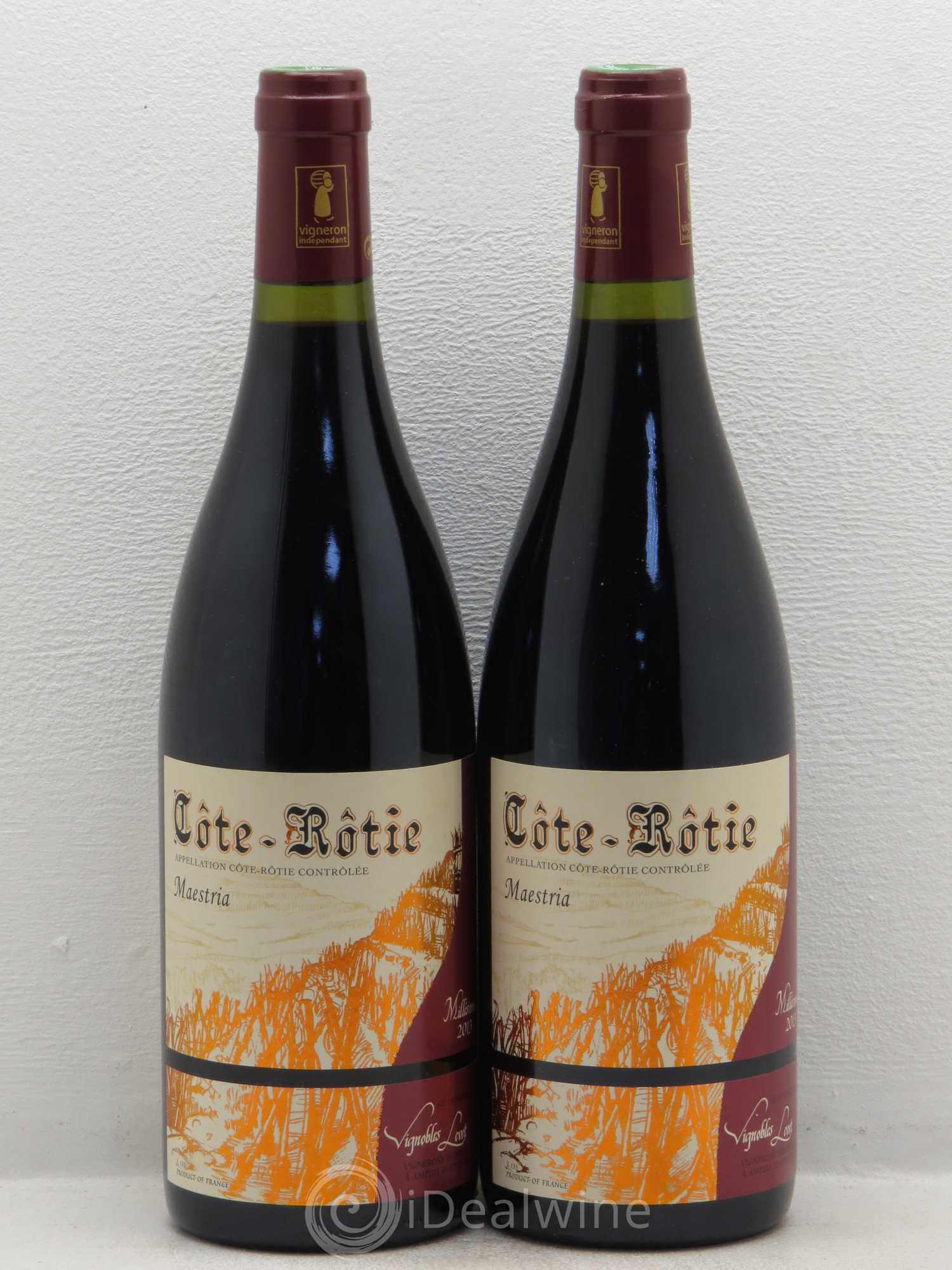 Côte-Rôtie Maestria Domaine Leviet 2013 - Posten von 2 Flaschen - 0