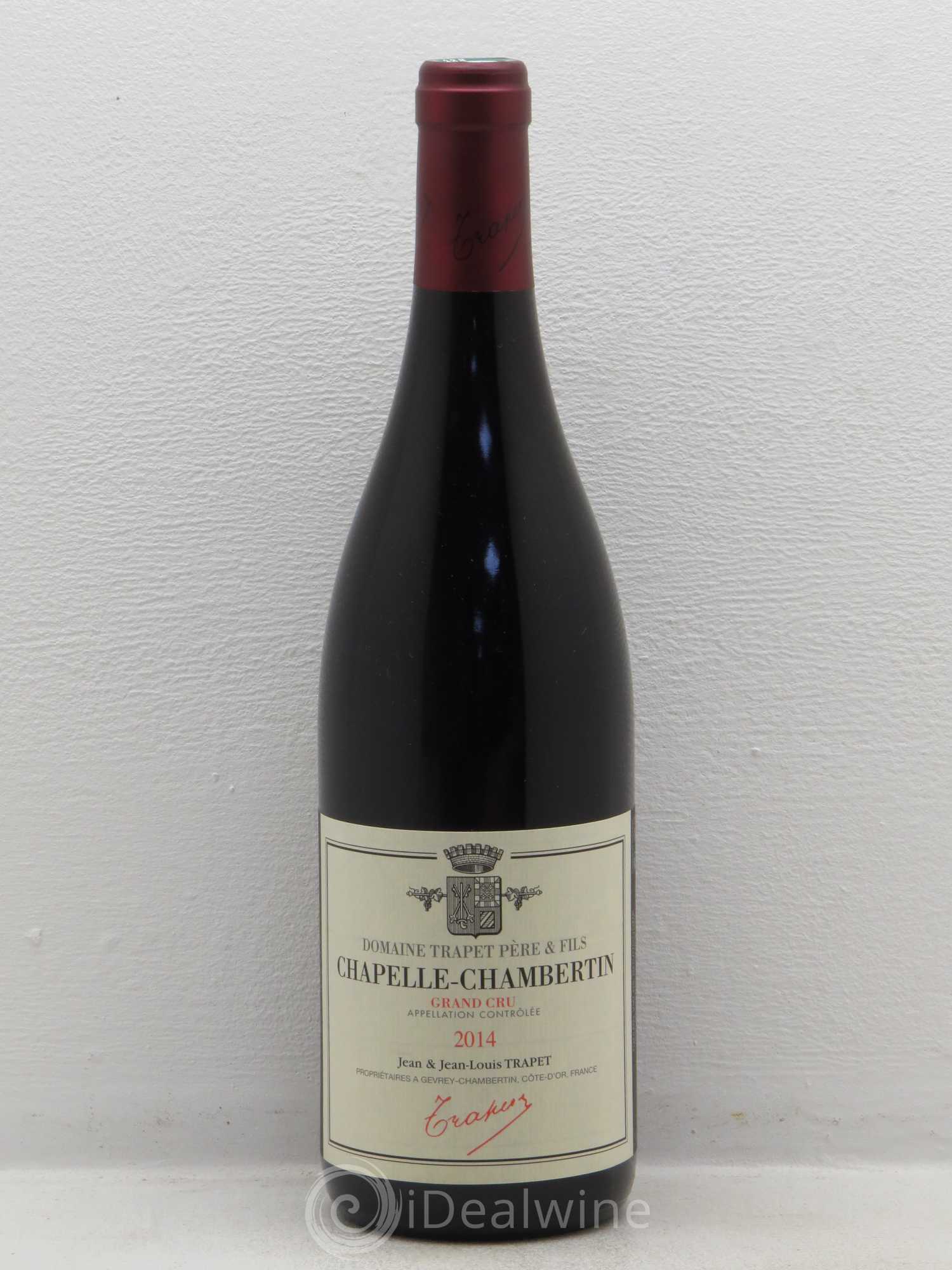 Chapelle-Chambertin Grand Cru Domaine Trapet 2014 - Lot de 1 bouteille - 0