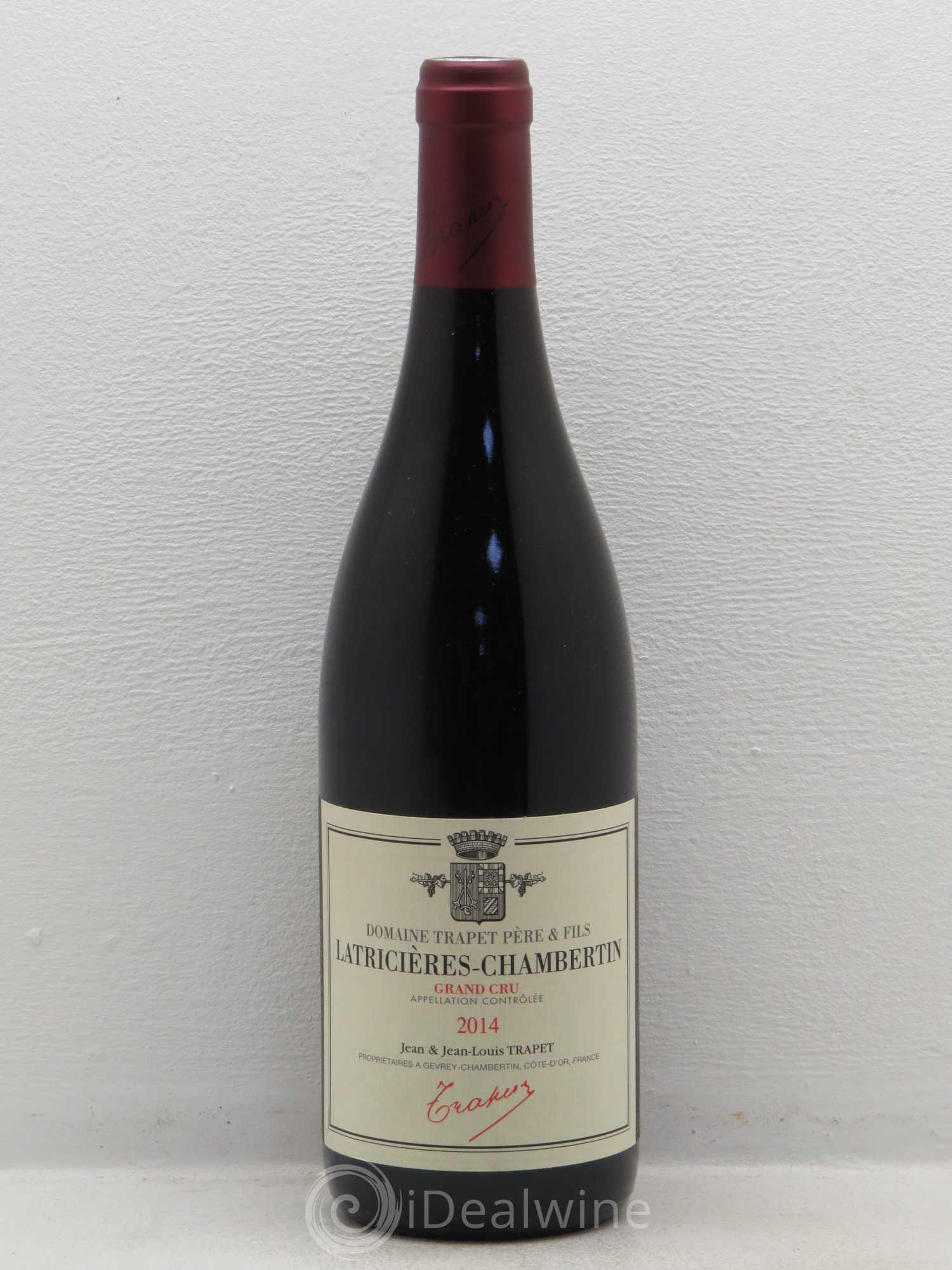 Latricières-Chambertin Grand Cru Domaine Trapet 2014 - Lot de 1 bouteille - 0