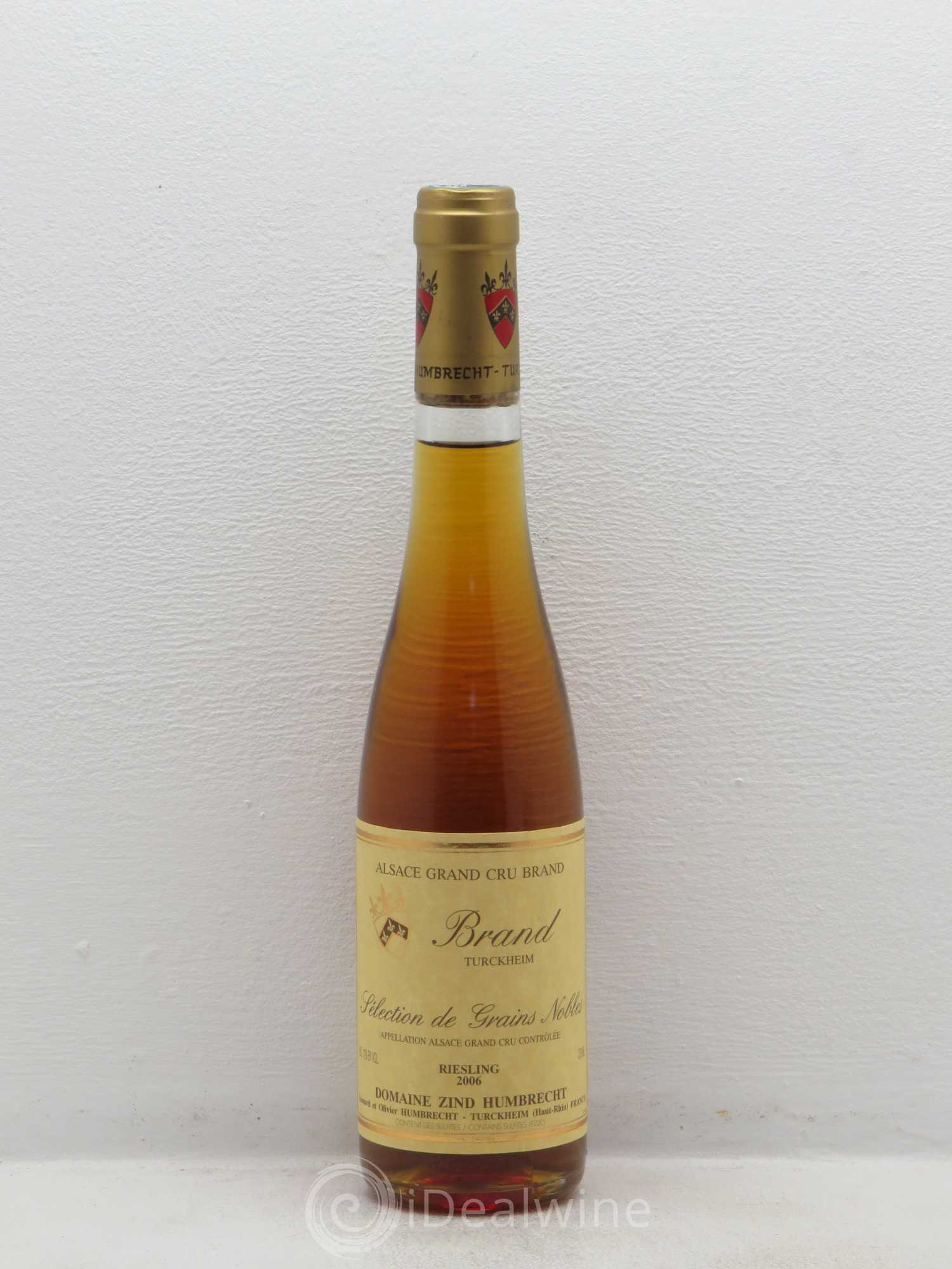 Alsace Riesling Grand Cru Brand Zind-Humbrecht (Domaine) SGN 2006 - Posten von 1 Demi-Flasche - 0