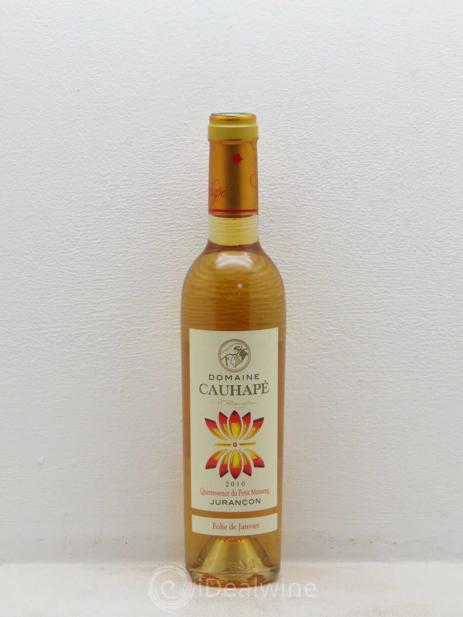 Jurançon Quintessence du Petit Manseng Cauhapé Folie de Janvier 2010 - Posten von 1 Demi-Flasche - 0