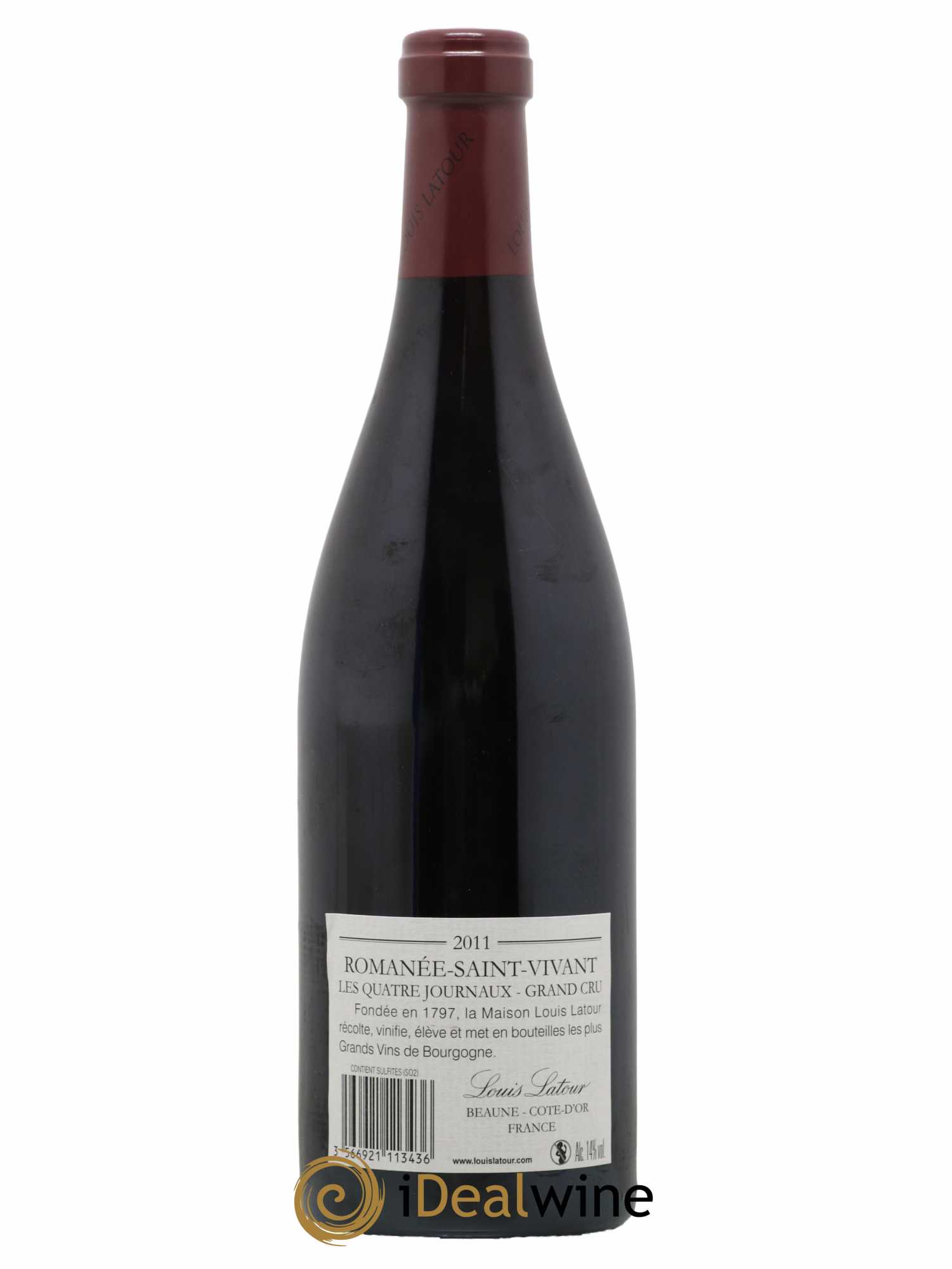 Romanée-Saint-Vivant Grand Cru Les Quatre Journaux Louis Latour 2011 - Lot of 1 bottle - 1
