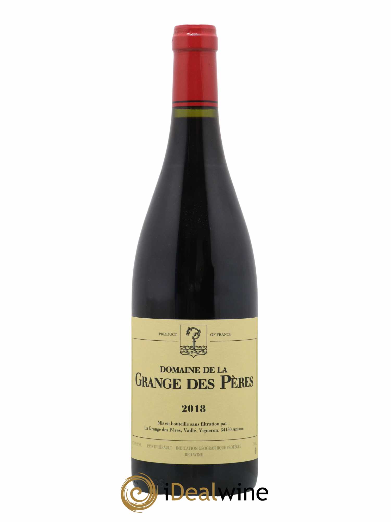 Pays d'Hérault Grange des Pères Laurent Vaillé 2018 - Lot of 1 bottle - 0
