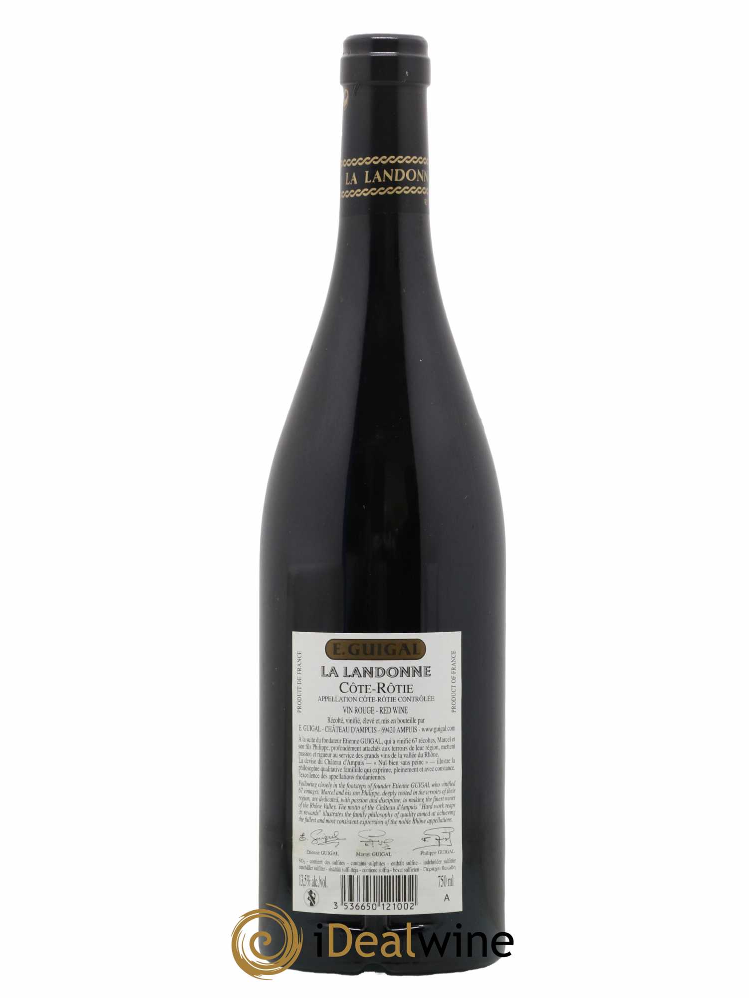 Côte-Rôtie La Landonne Guigal 2016 - Lot of 1 bottle - 1