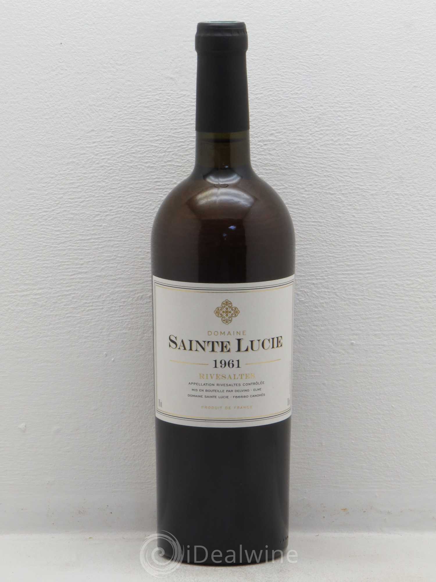 Rivesaltes Sainte Lucie (Domaine) 1961 - Posten von 1 Flasche - 0