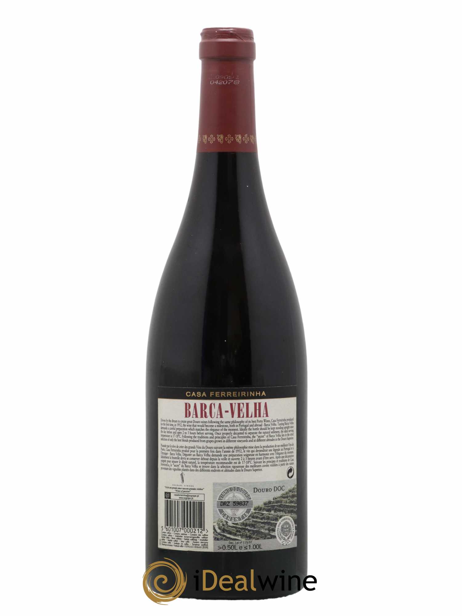 Douro Barca Velha Casa Ferreirinha 2000 - Lot de 1 bouteille - 1