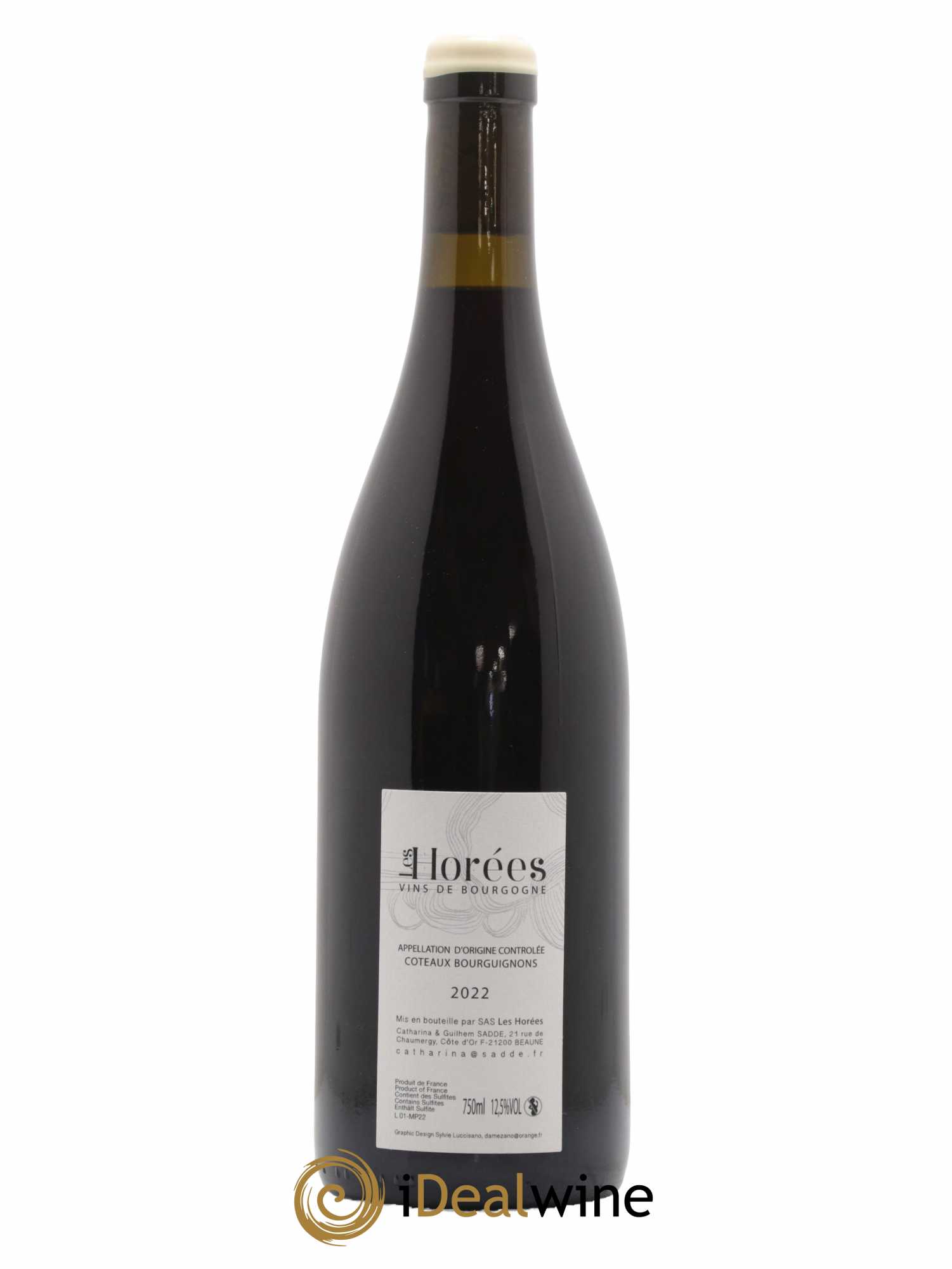 Coteaux Bourguignons Mon Poulain Les Horées 2022 - Lot de 1 bouteille - 1