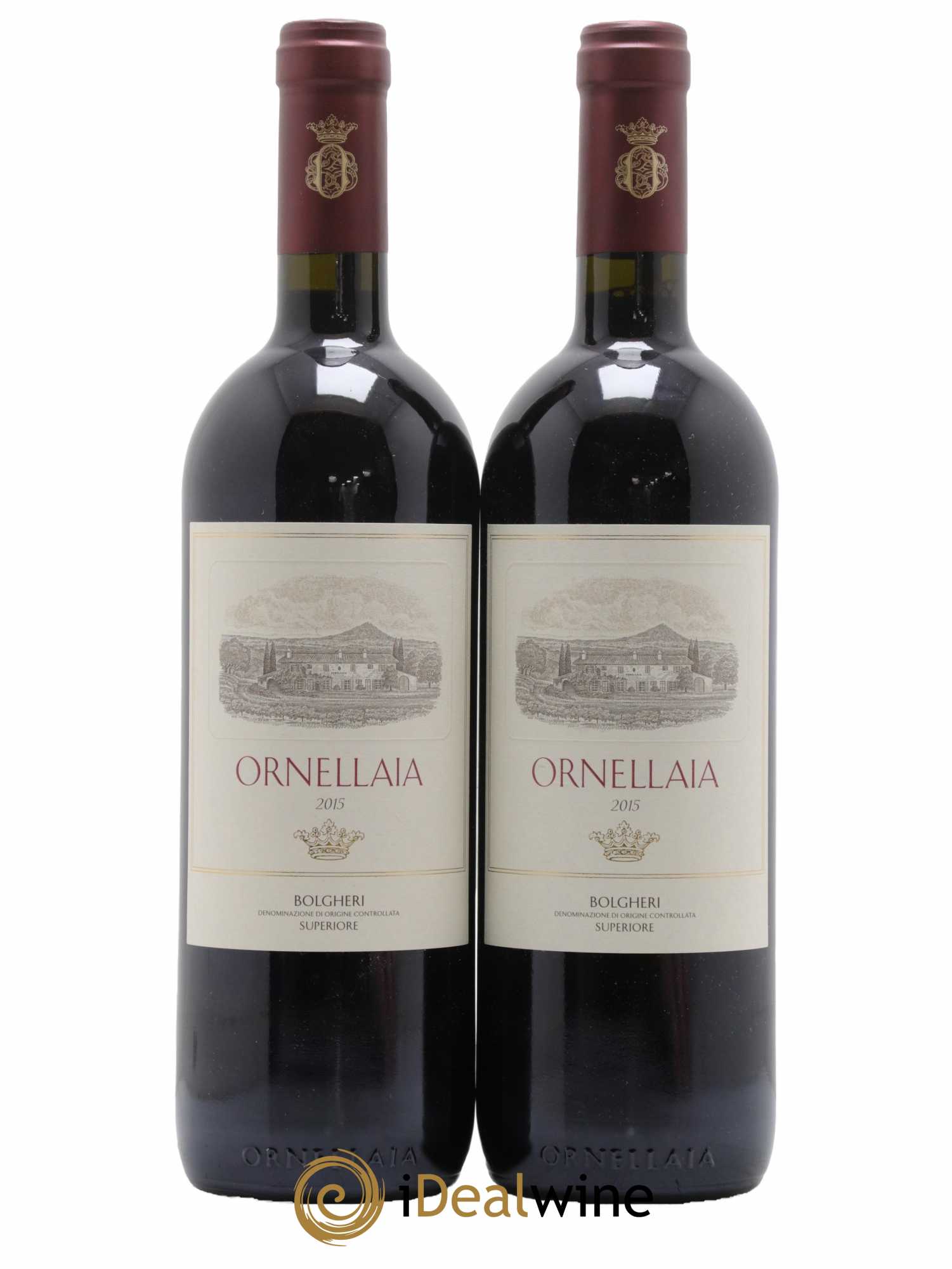 Bolgheri DOC Superiore Ornellaia Tenuta Dell'Ornellaia - Frescobaldi 2015 - Lot de 2 bouteilles - 0