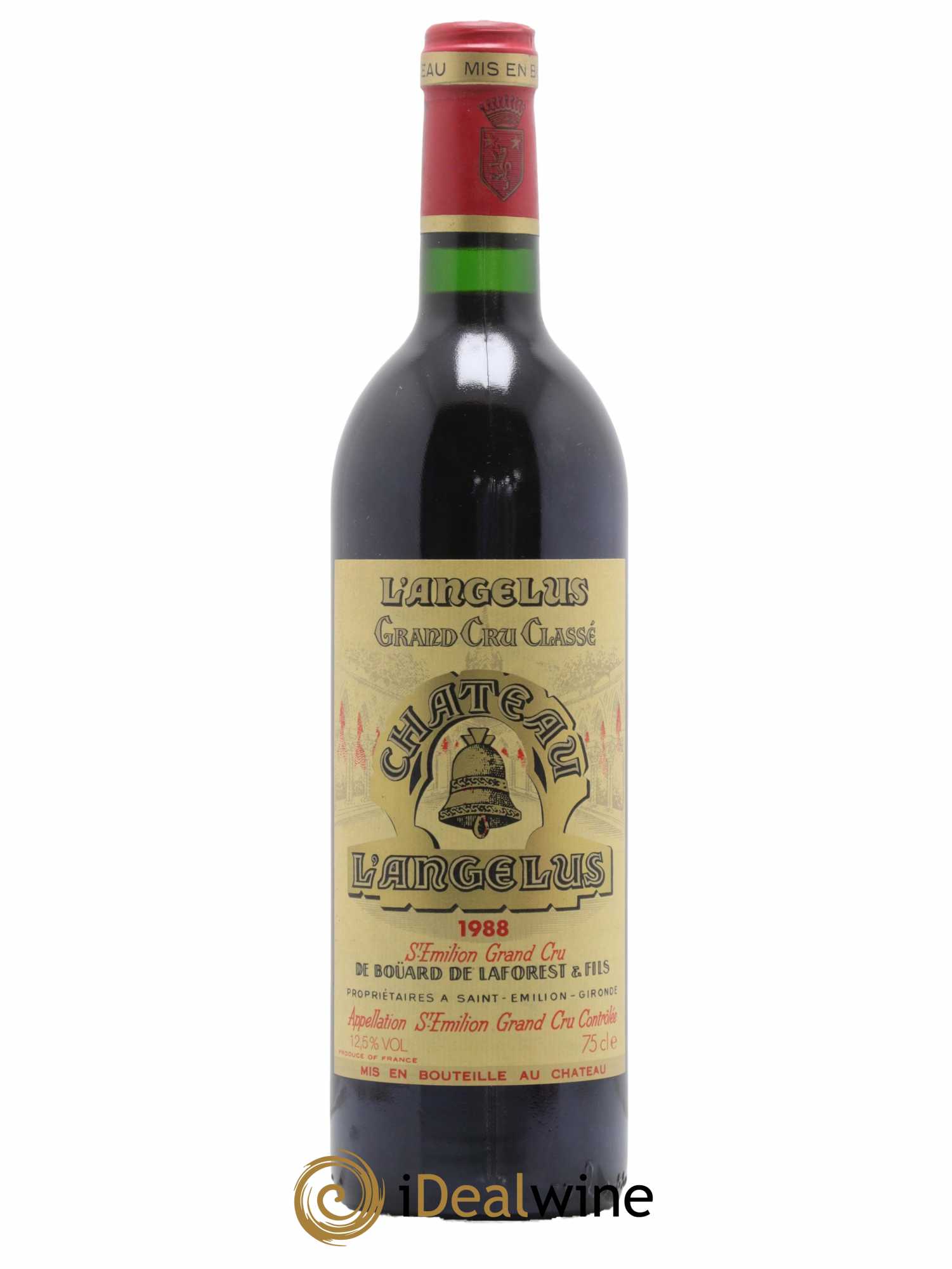 Château Angélus 1er Grand Cru Classé A 1988 - Lot de 1 bouteille - 0