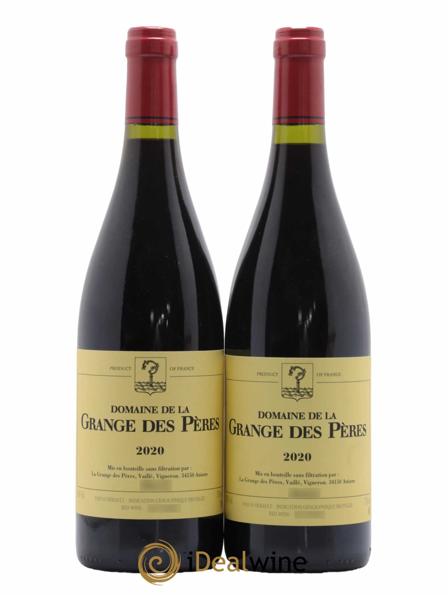 Pays d'Hérault Grange des Pères Laurent Vaillé 2020 - Lot de 2 bouteilles - 0