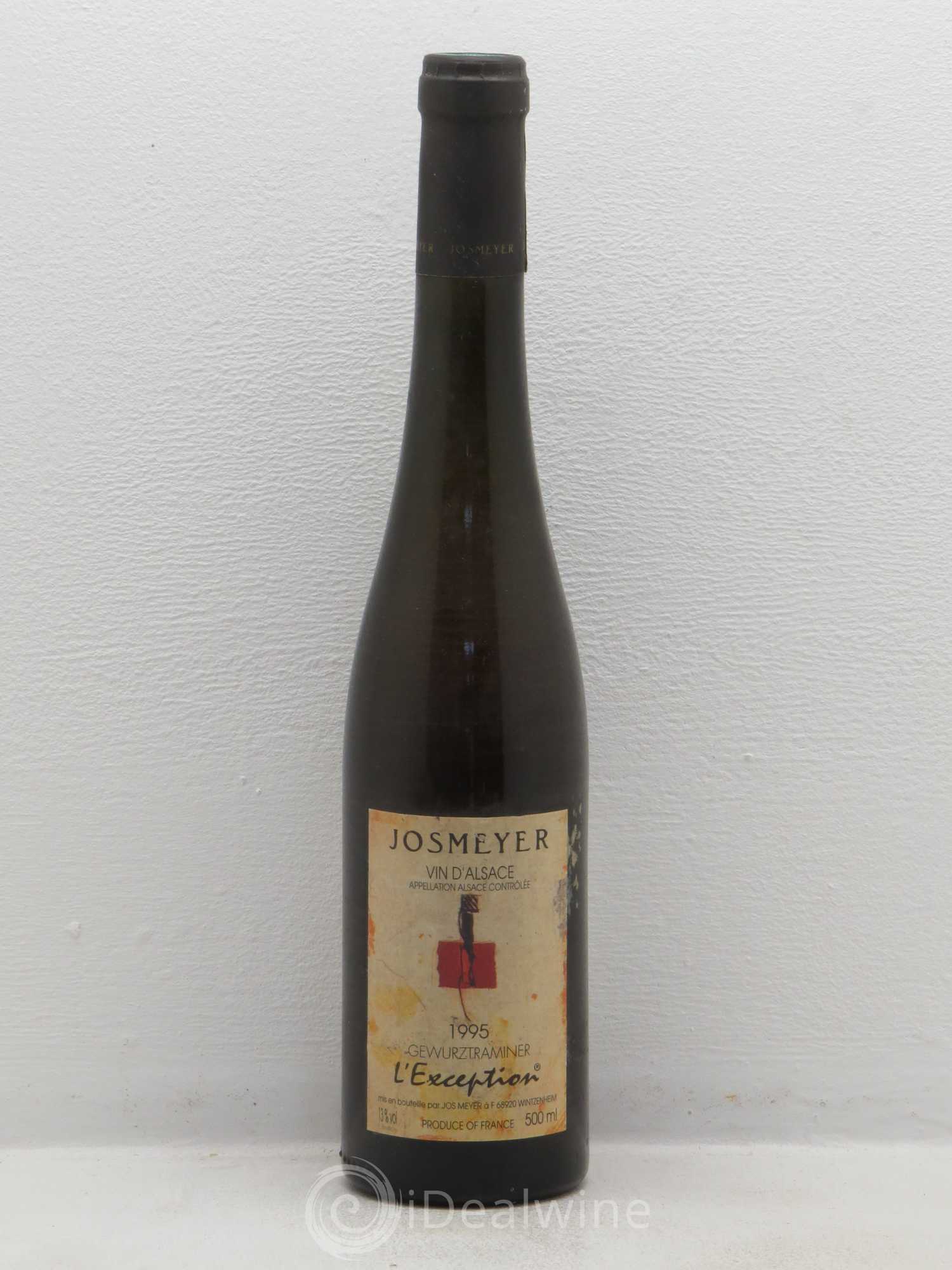 Gewurztraminer LException Josmeyer 50cl 1995 - Posten von 1 Flasche - 0